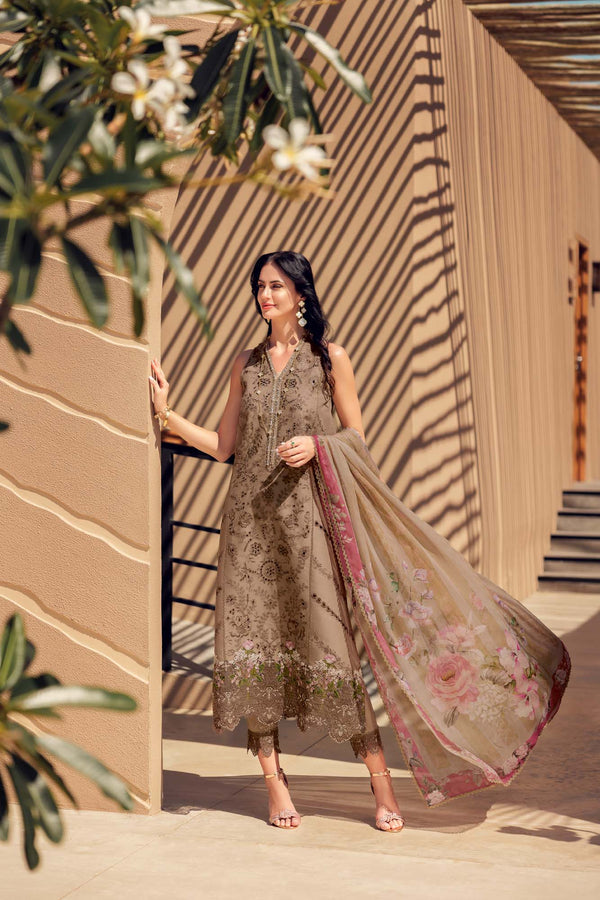 Noor by Saadia Asad | Eid Laserkari Lawn 24 | D8 - Maria Faisal