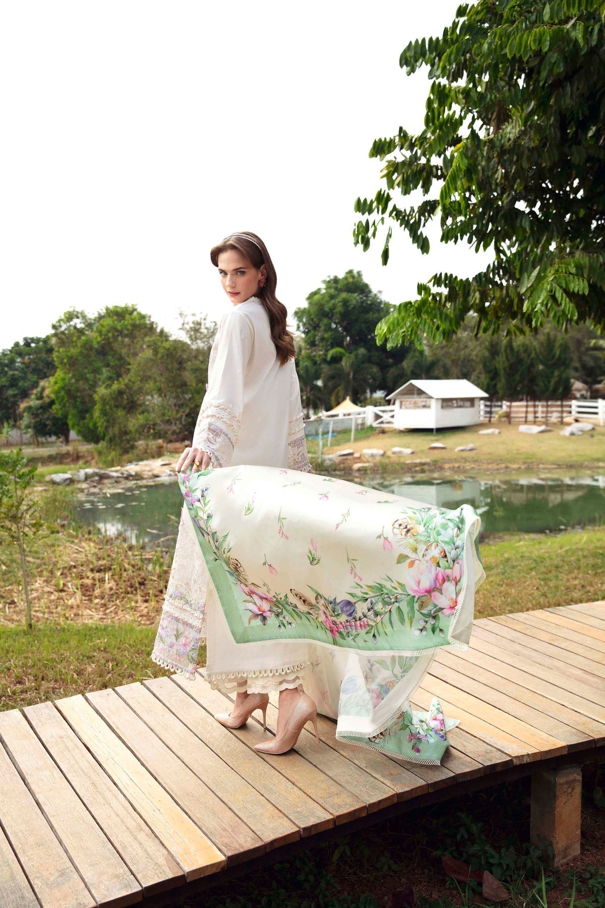 Sable Vogue | Luxury Lawn 24 | Ivy - Ladies Clothes - Maria Faisal