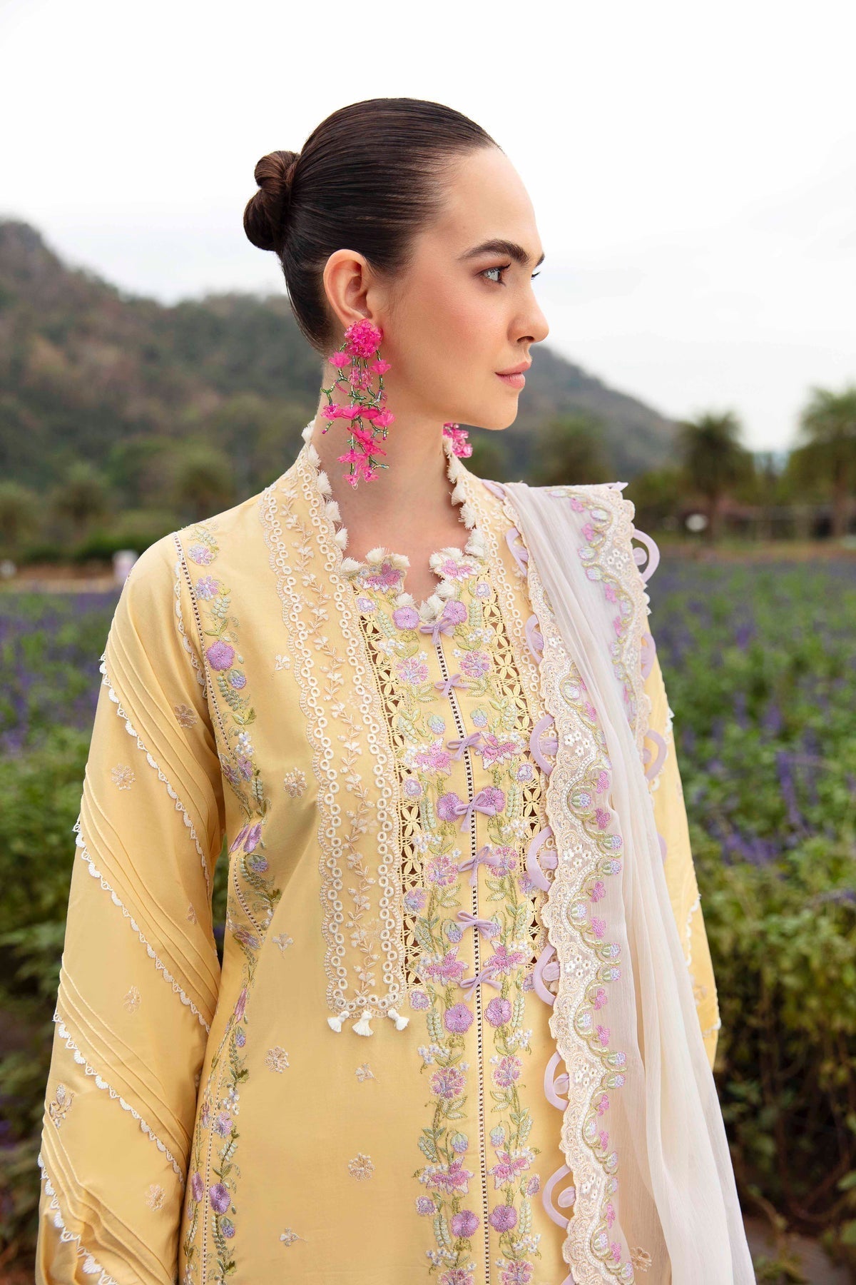 Sable Vogue | Luxury Lawn 24 | Maye - Ladies Clothes - Maria Faisal