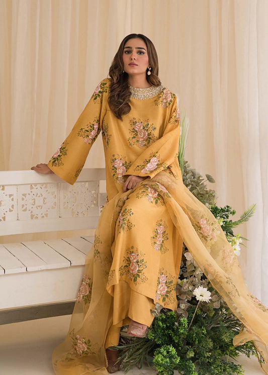 Sadaf Fawad Khan | Lyla Festive Pret | Lemon Zest - Maria Faisal