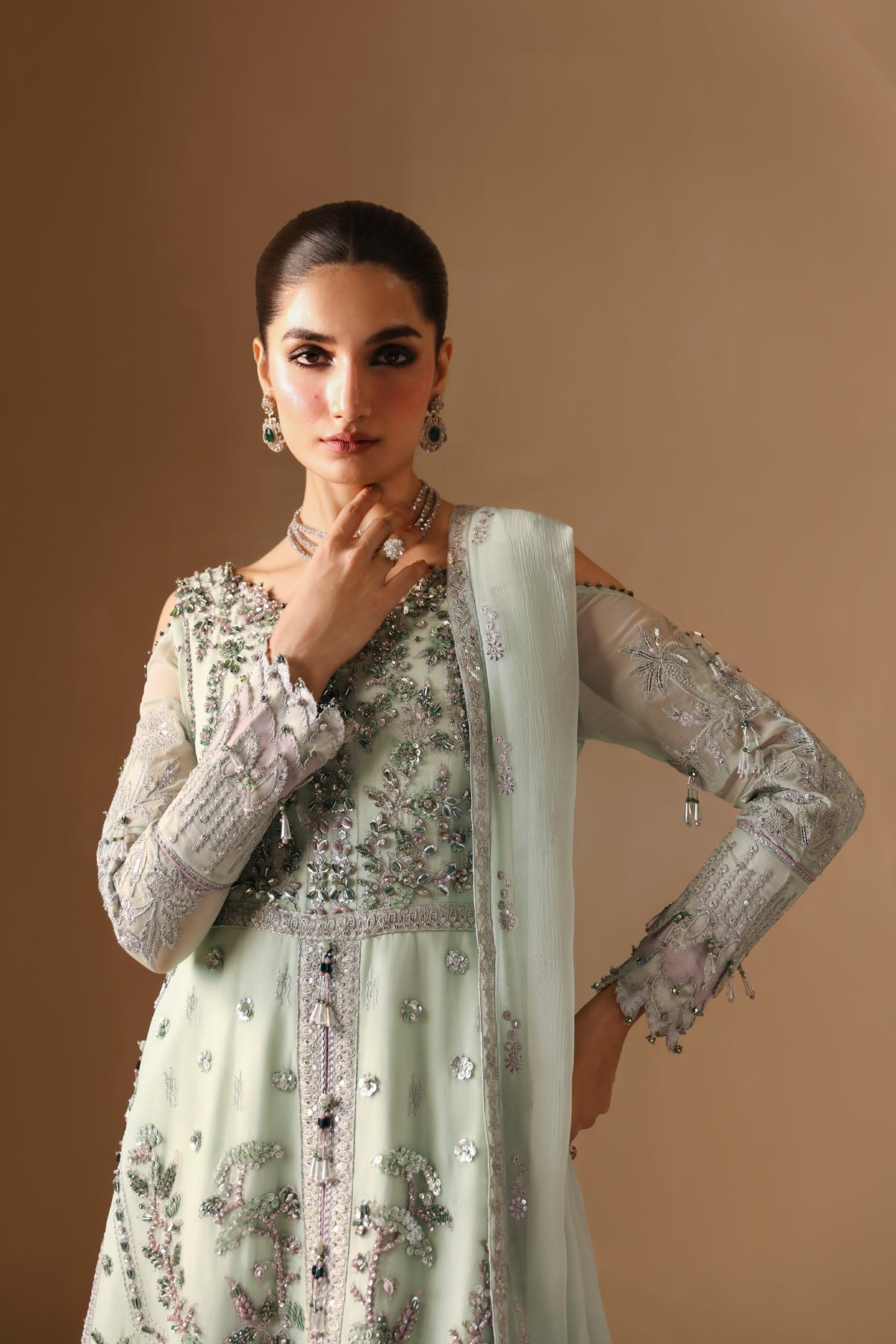Alizeh | Reena Wedding Formals | AF-HM-4027-SAHAR - Designer Dress with Intricate embroidery and embellishments. Shop elegent wedding dress at Maria Faisal.