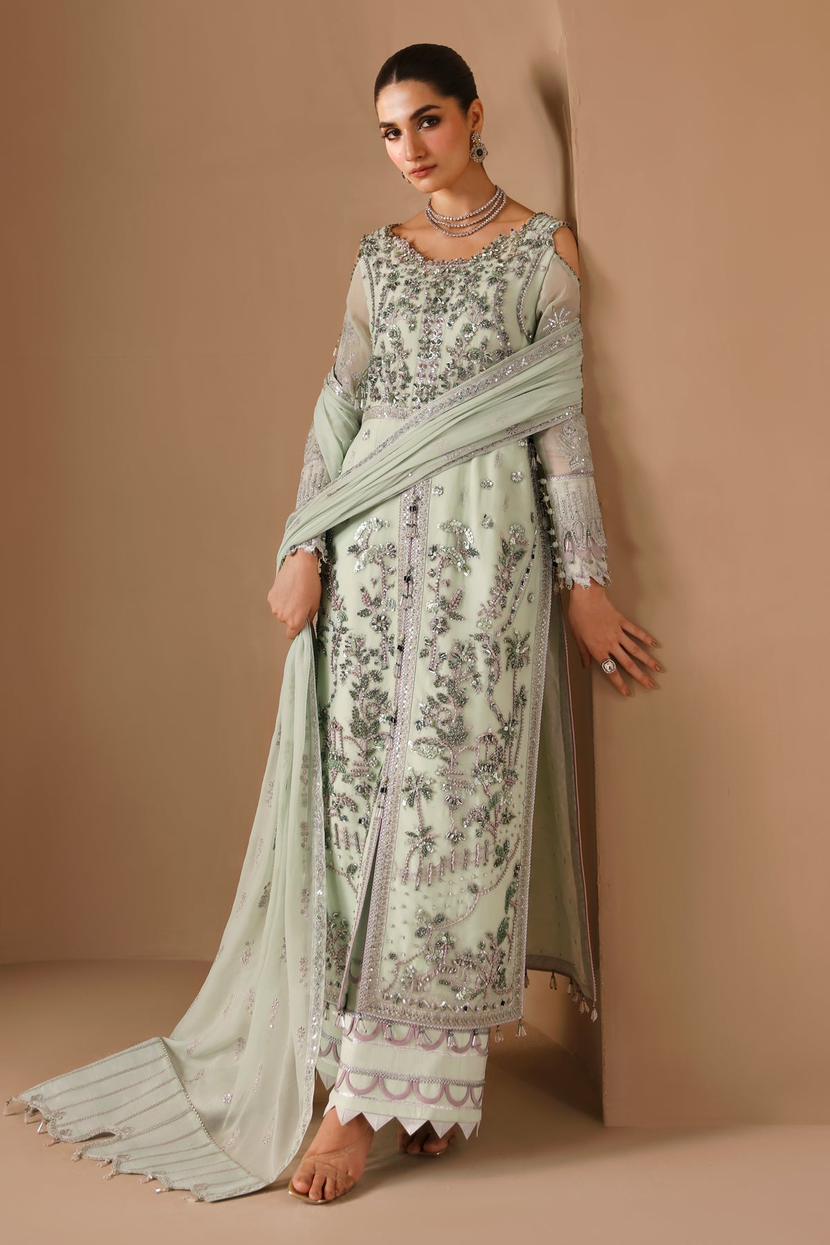 Alizeh | Reena Wedding Formals | AF-HM-4027-SAHAR - Designer Dress with Intricate embroidery and embellishments. Shop elegent wedding dress at Maria Faisal.