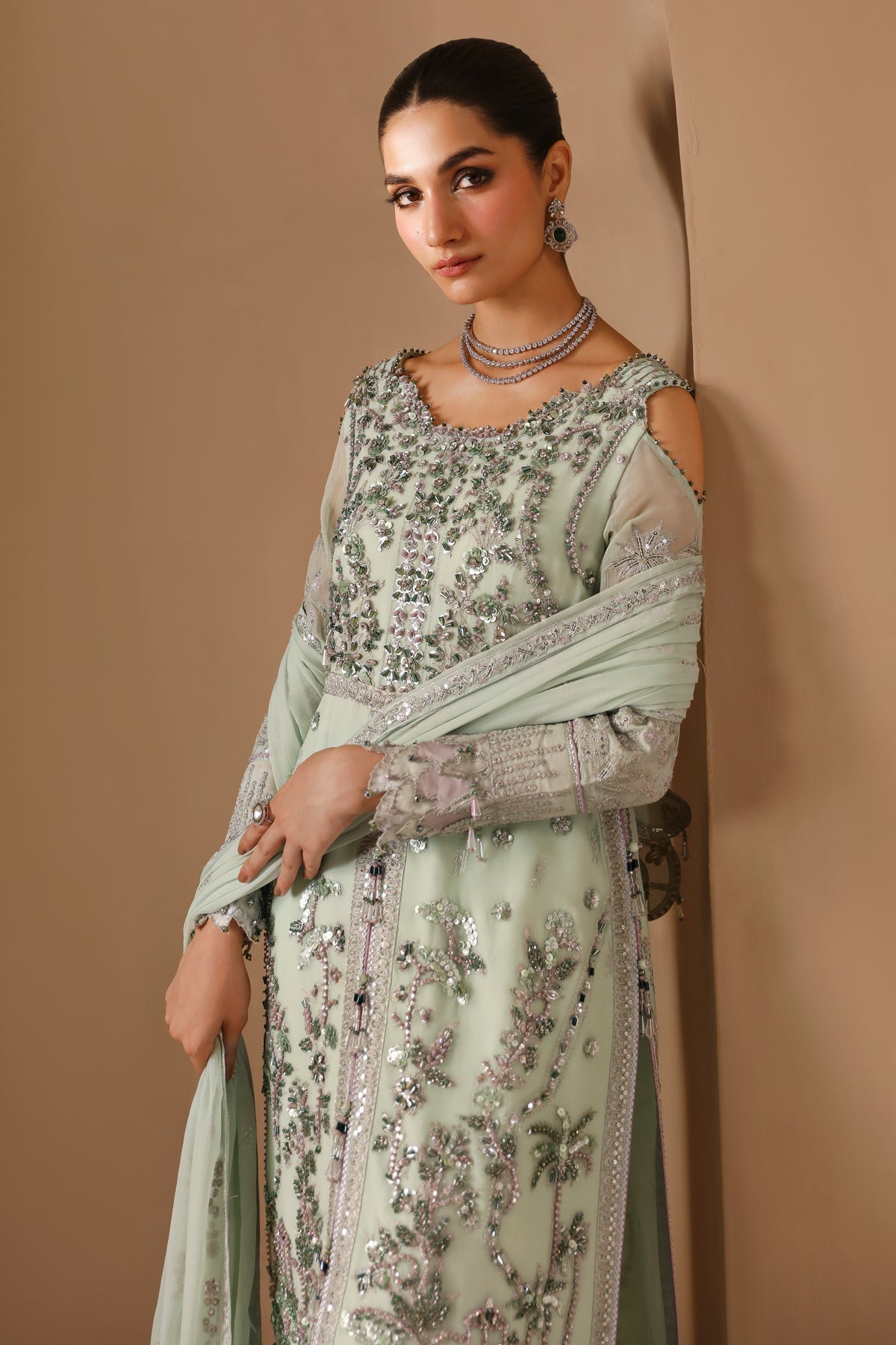 Alizeh | Reena Wedding Formals | AF-HM-4027-SAHAR - Designer Dress with Intricate embroidery and embellishments. Shop elegent wedding dress at Maria Faisal.