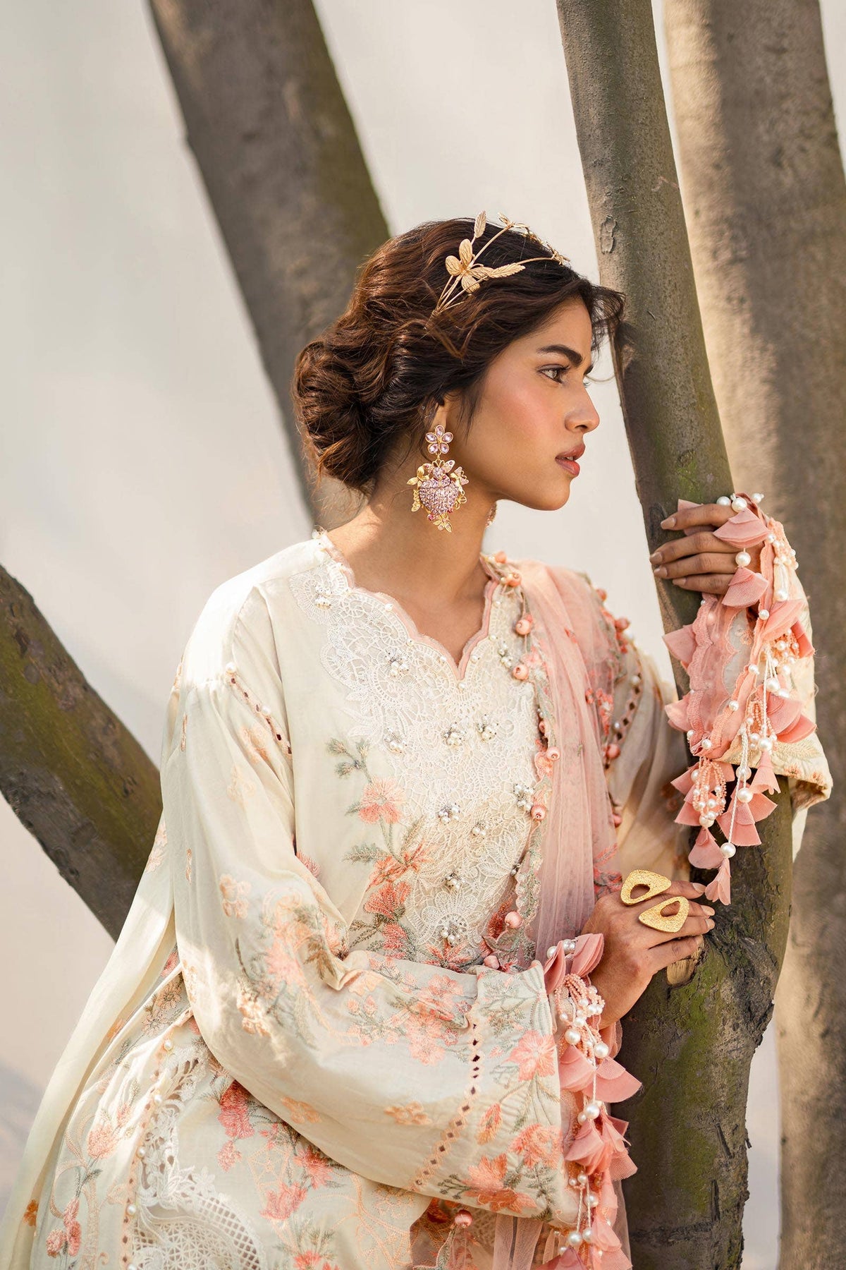 Sana Safinaz | Luxury Collection 24 | L241-003B-3CT - Ladies Clothes - Maria Faisal