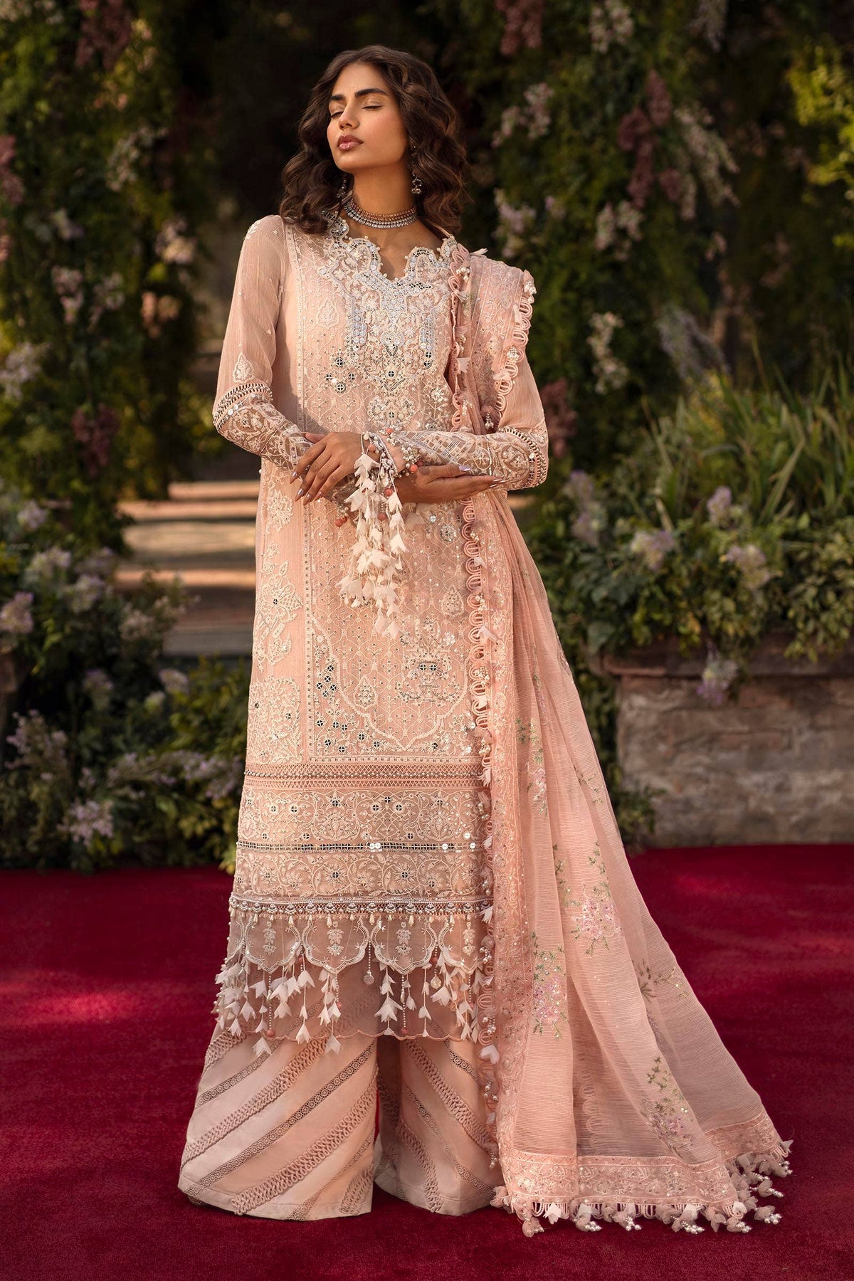 Sana Safinaz | Luxury Collection 24 | L241-006A-3CV - Ladies Clothes - Maria Faisal