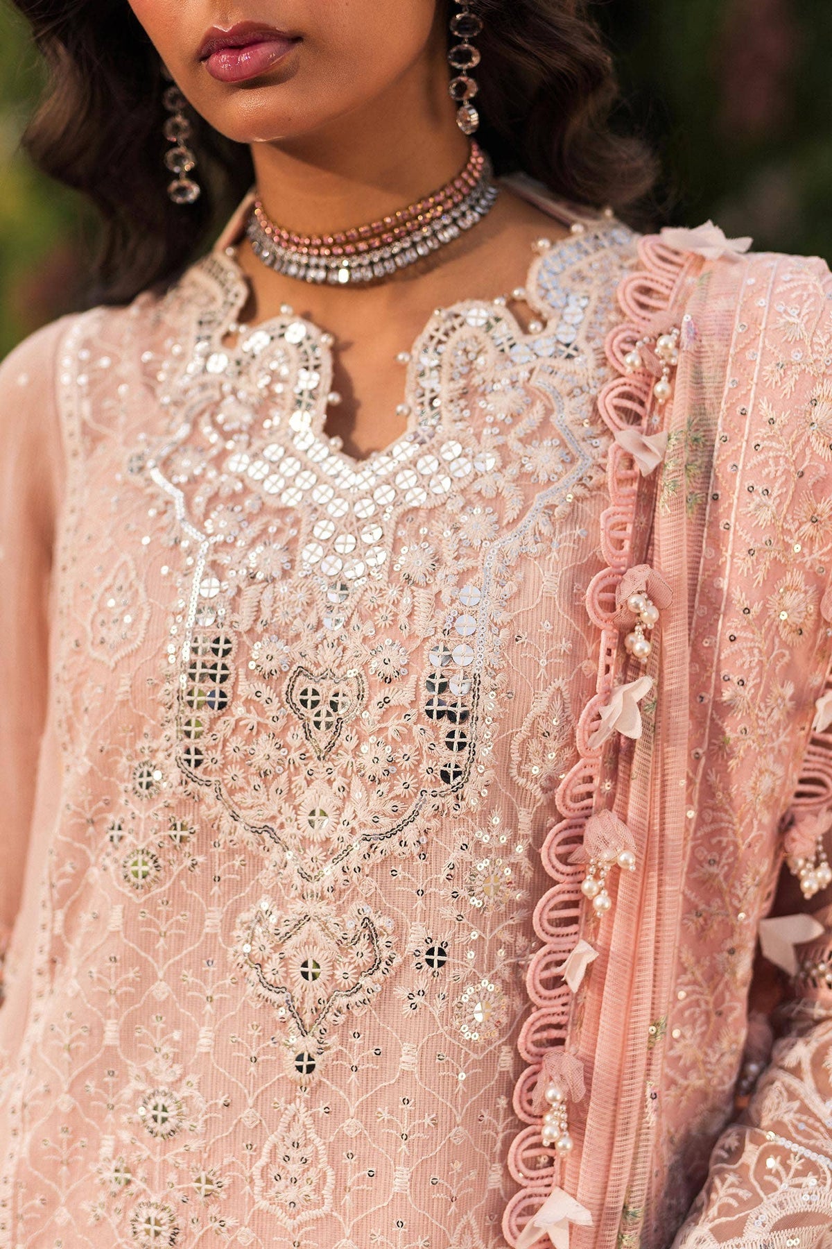 Sana Safinaz | Luxury Collection 24 | L241-006A-3CV - Ladies Clothes - Maria Faisal