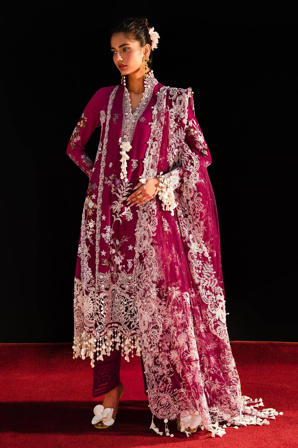 Sana Safinaz | Luxury Collection 24 | L241-007B-3CT - Ladies Clothes - Maria Faisal