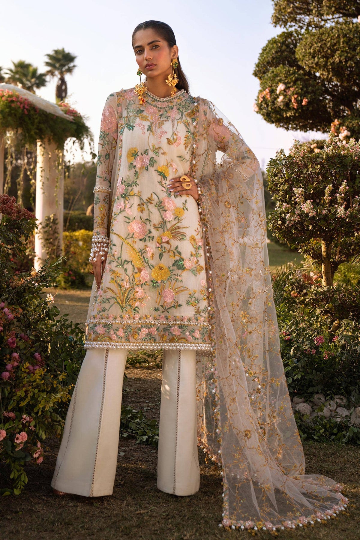 Sana Safinaz | Luxury Collection 24 | L241-009A-3CT - Ladies Clothes - Maria Faisal