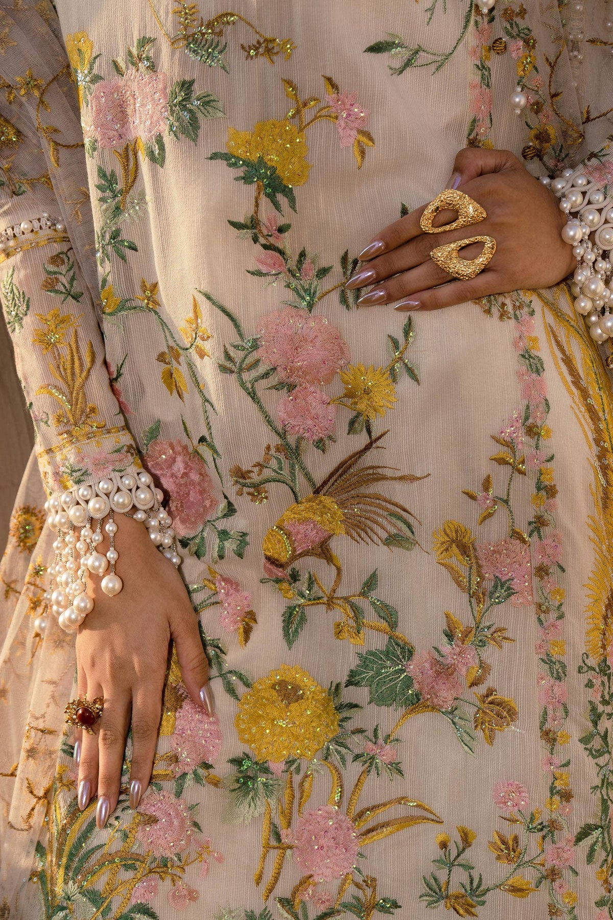 Sana Safinaz | Luxury Collection 24 | L241-009A-3CT - Ladies Clothes - Maria Faisal