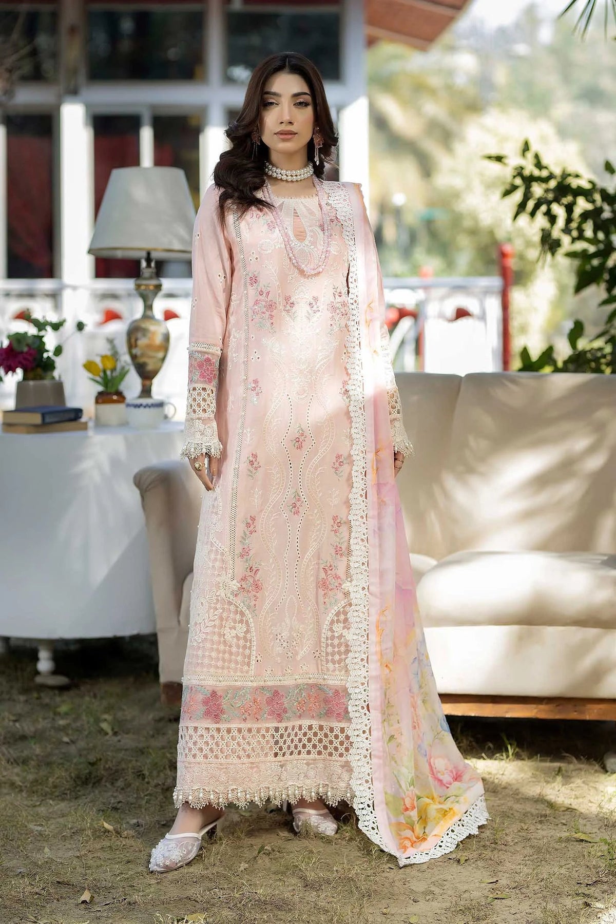 Adans Libas | Serene Luxury Lawn | SERENE 1746 - Luxury Dress - available at Maria Faisal in UK and USA.