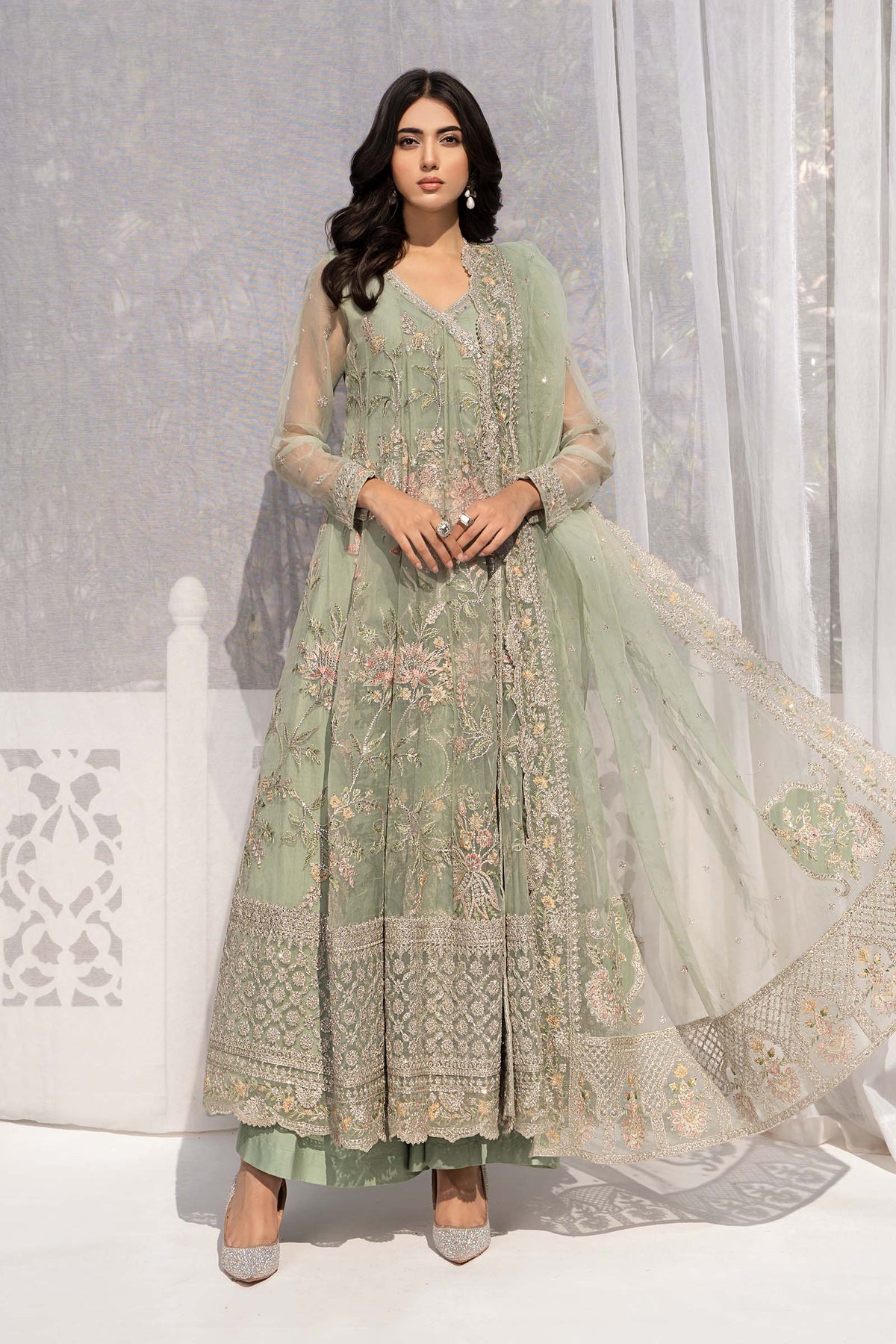Maria B | Formal Wears | SF-EF24-19 - Wedding Dress - Maria Faisal