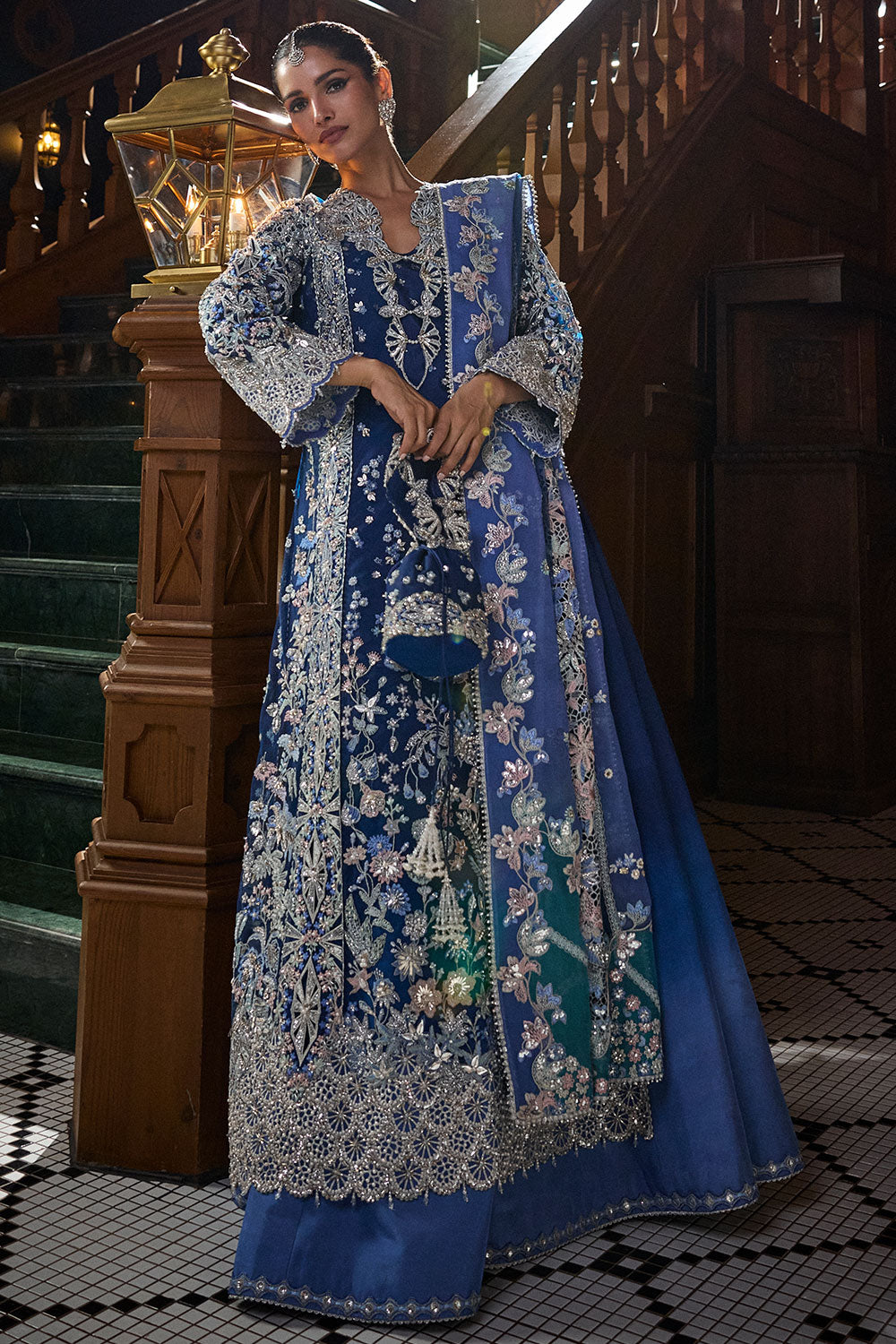Soraya | Lumene Festive Edit 25 | Elise - Wedding Dress - Available at Maria Faisal in UK and USA.
