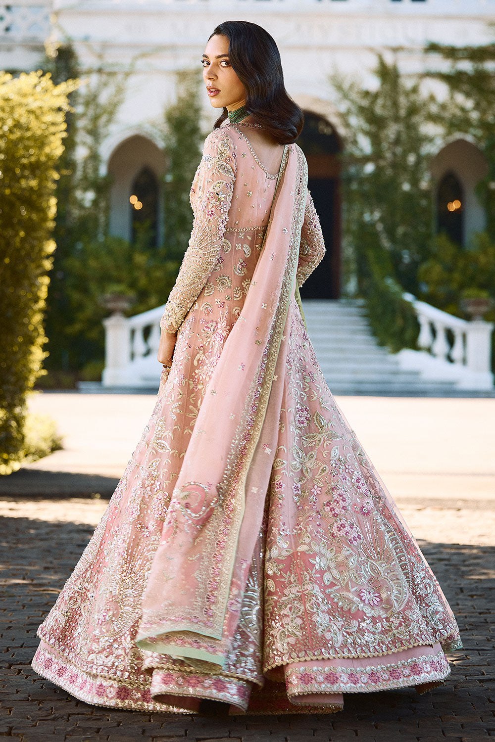 Soraya | Lumene Festive Edit 25 | Florencea - Wedding Dress - available at Maria Faisal in UK and USA.