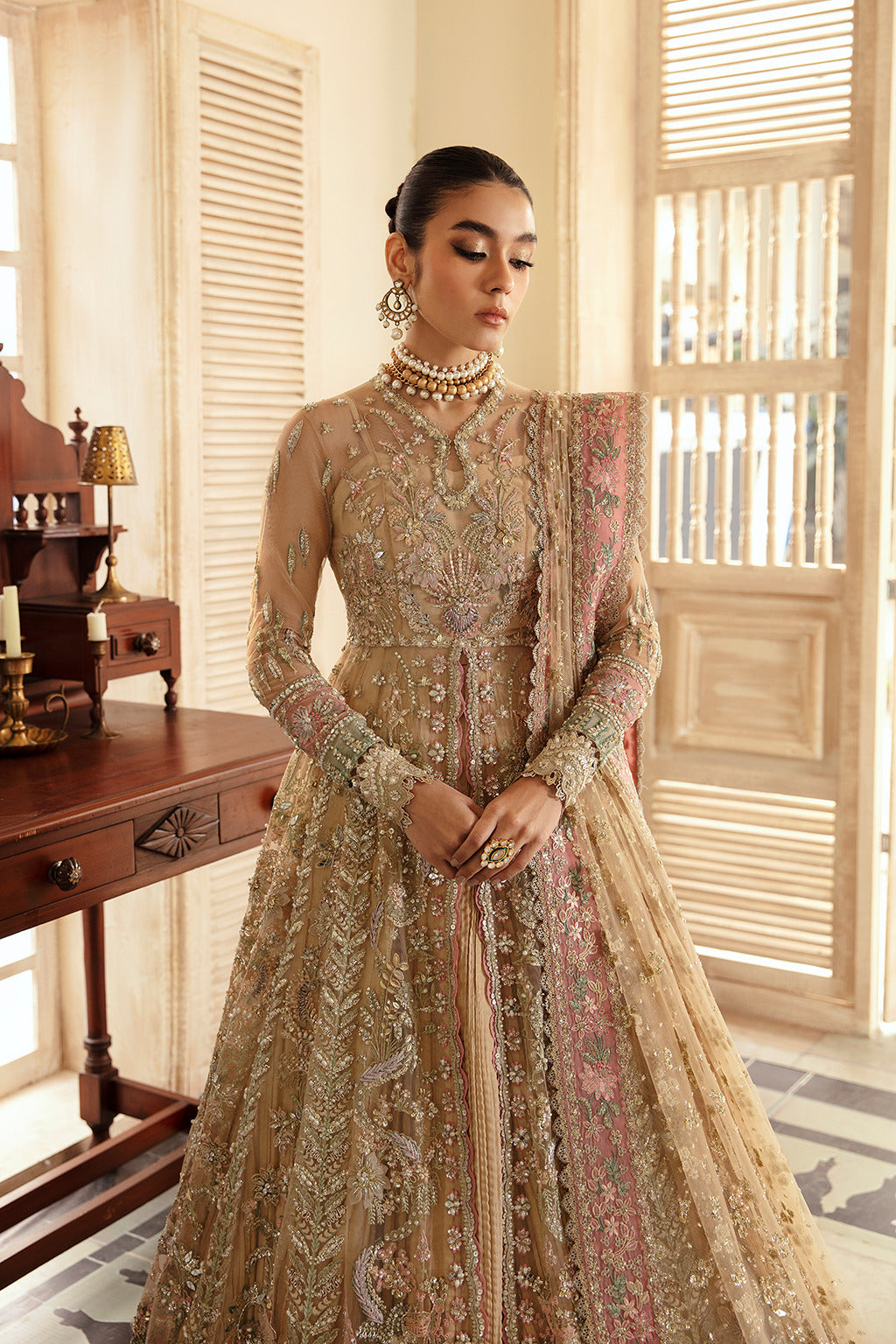 Soraya | Lumene Festive Formals | Irina - Wedding Dress - available at  Maria Faisal in UK and USA.