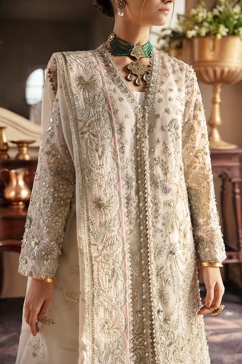 Soraya | Lumene Festive Formals | Miel - Wedding Dress - available at  Maria Faisal in UK and USA.