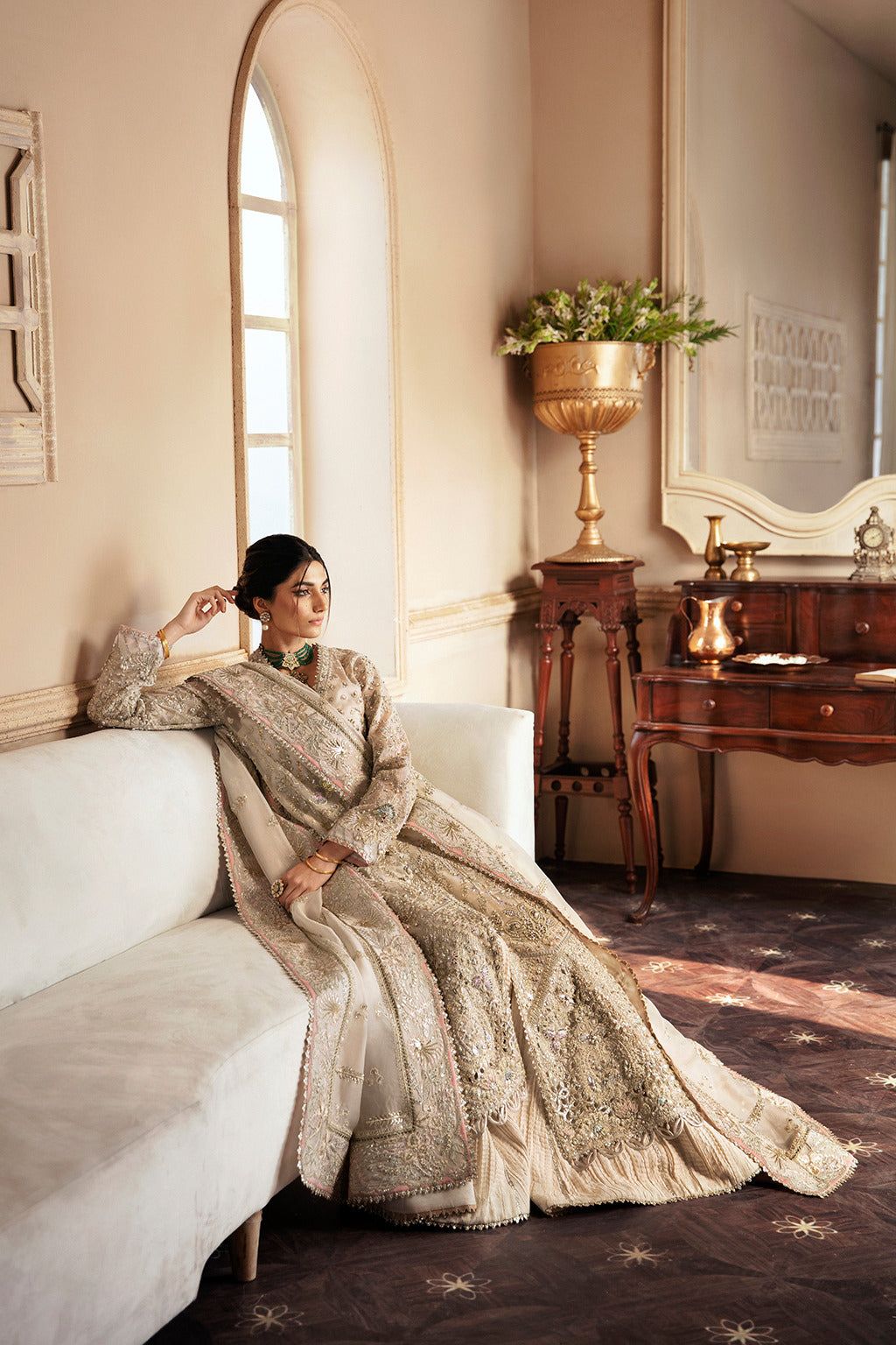 Soraya | Lumene Festive Formals | Miel - Wedding Dress - available at  Maria Faisal in UK and USA.