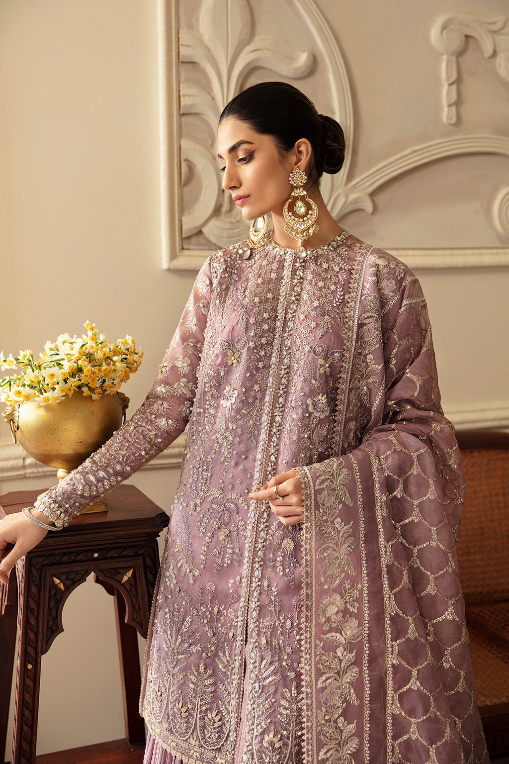 Soraya | Lumene Festive Formals | Sehr - Wedding Dress - available at  Maria Faisal in UK and USA.