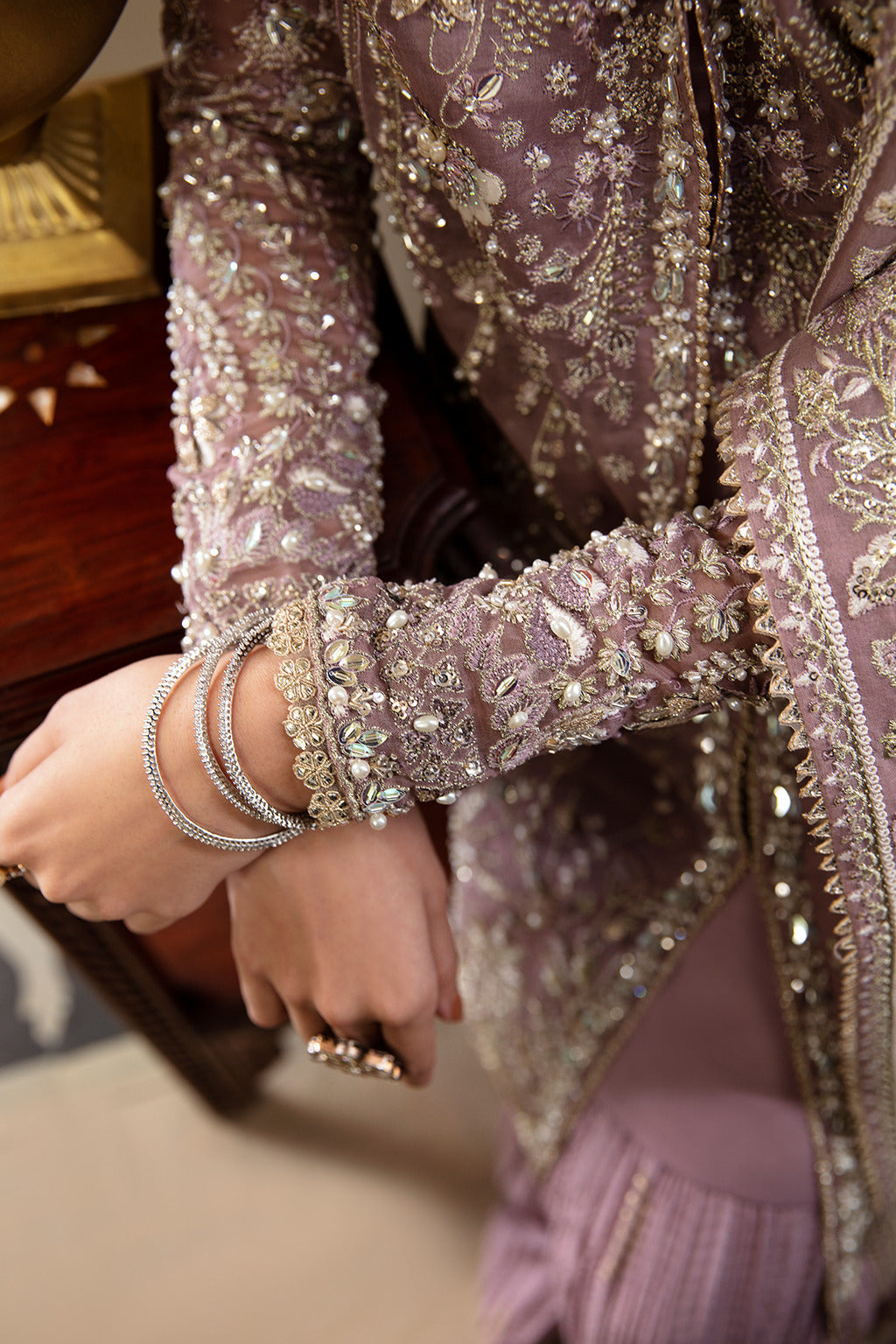 Soraya | Lumene Festive Formals | Sehr - Wedding Dress - available at  Maria Faisal in UK and USA.