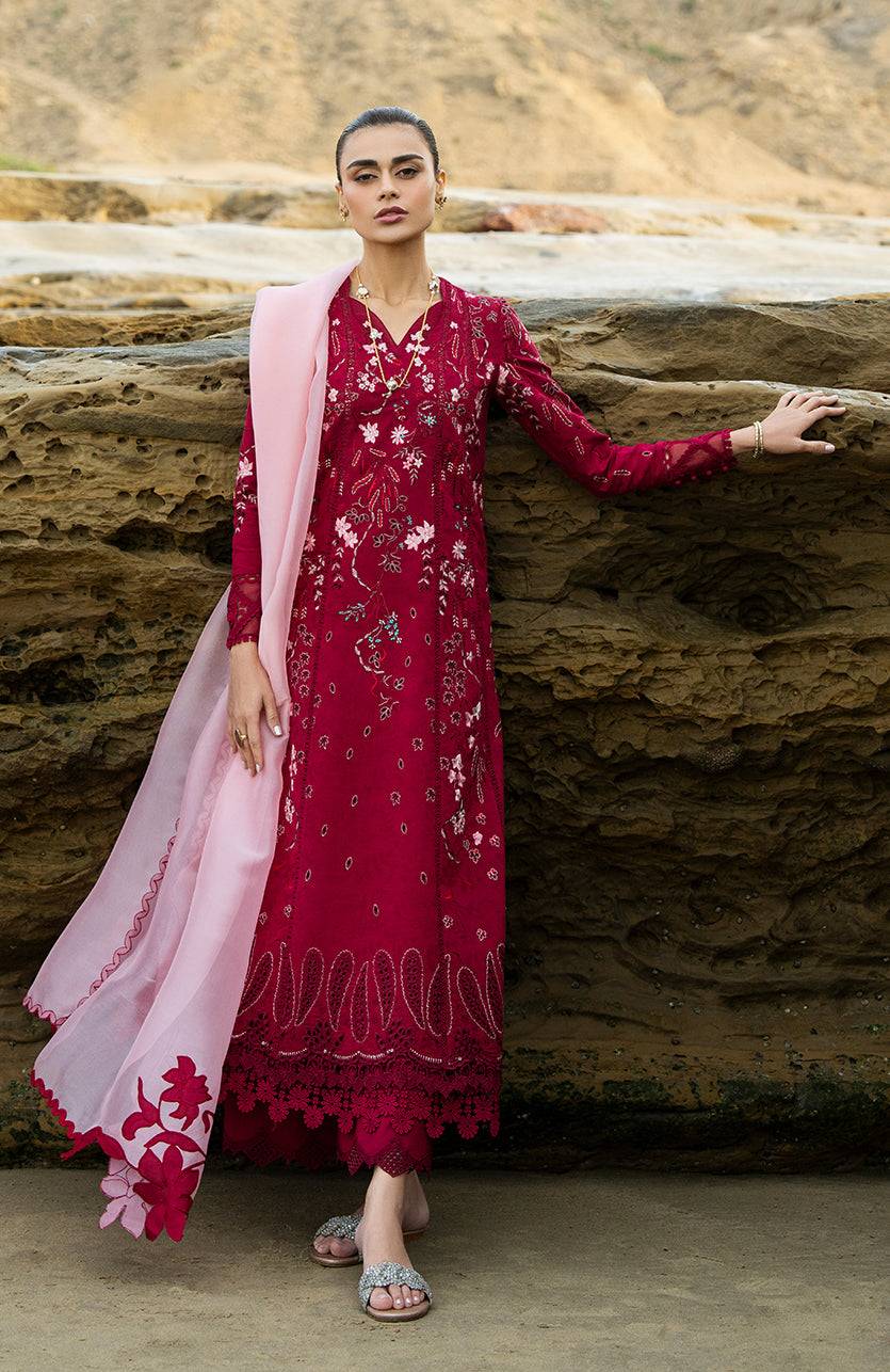 Soraya | Noa Summer Pret'25 | Carmine by Maria Faisal - Registered Vendor of : Soraya - type : Ladies Clothes - 100% original wedding dresses