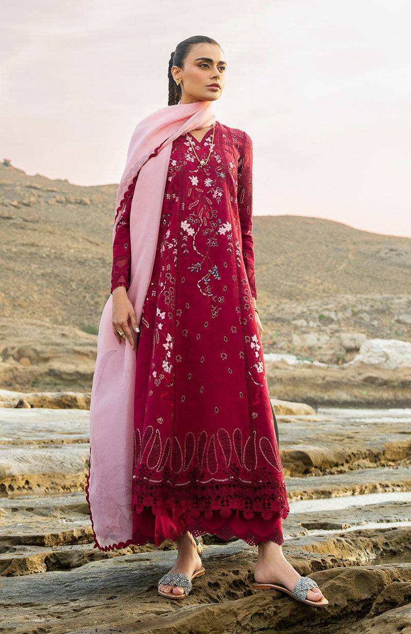 Soraya | Noa Summer Pret'25 | Carmine by Maria Faisal - Registered Vendor of : Soraya - type : Ladies Clothes - 100% original wedding dresses