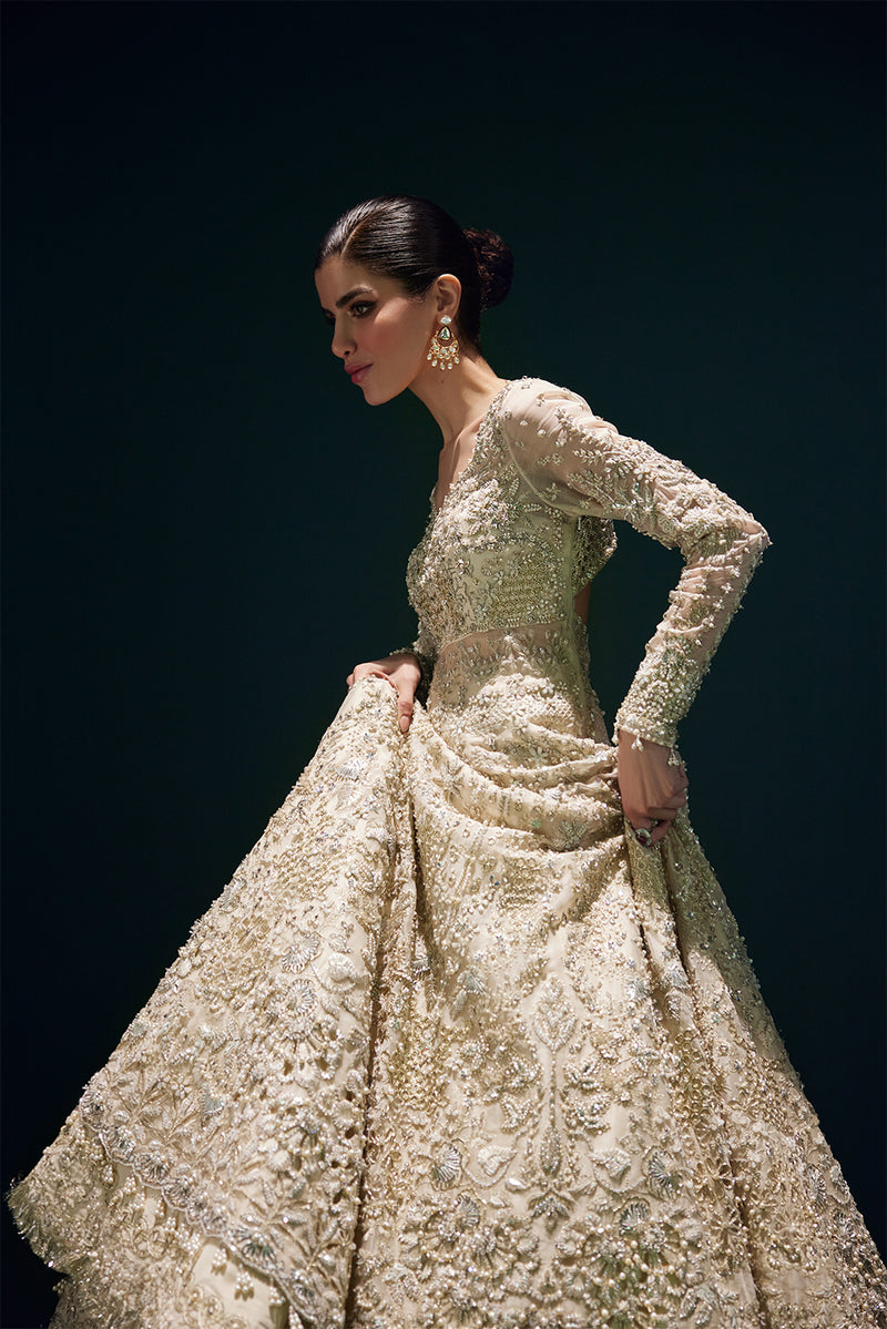 Soraya | Oriana Luxury Formals | Elysian - Bridal Wear - available at  Maria Faisal in UK and USA.