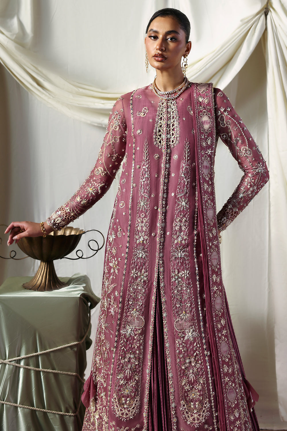 Soraya | Lumene Festive'25/26 | Isolde - Formal Wear - available at  Maria Faisal in UK and USA.