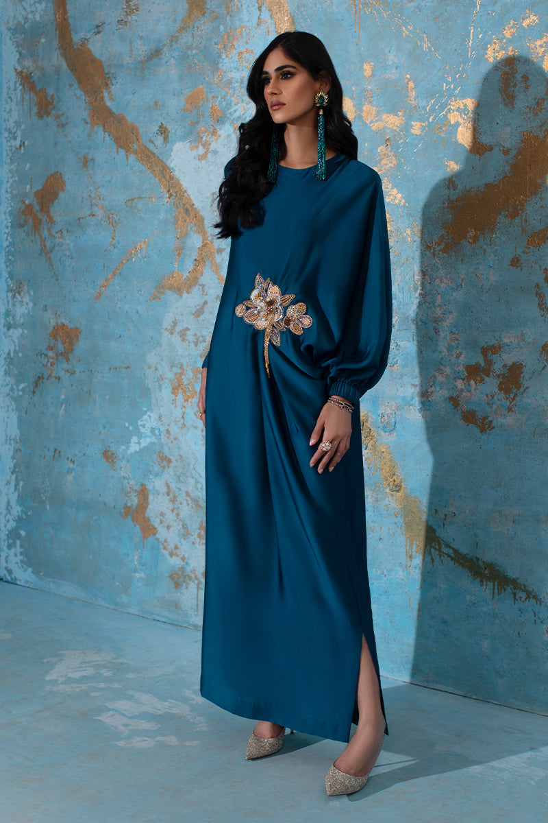 Wardha Saleem | Luxury Pret Fusion Wear | AVA - KAFTAN - Ladies Clothes 
