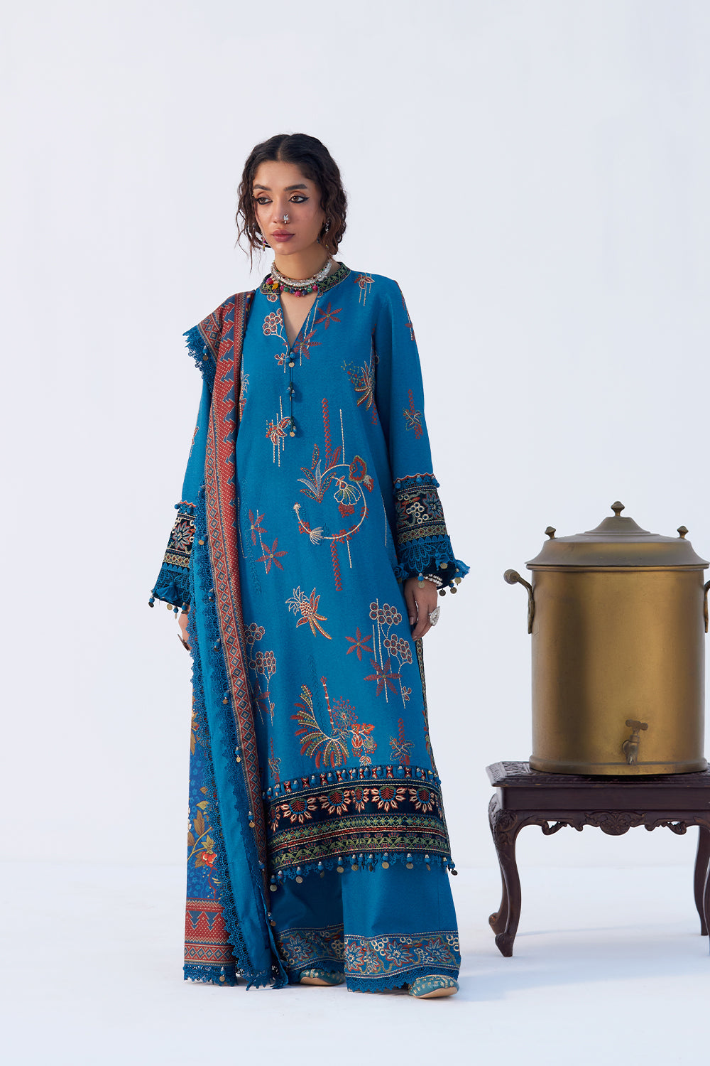SAHAR-SRW25-10 – authentic Pakistani dress from the Winter Khaddar 25 collection for women in the UK