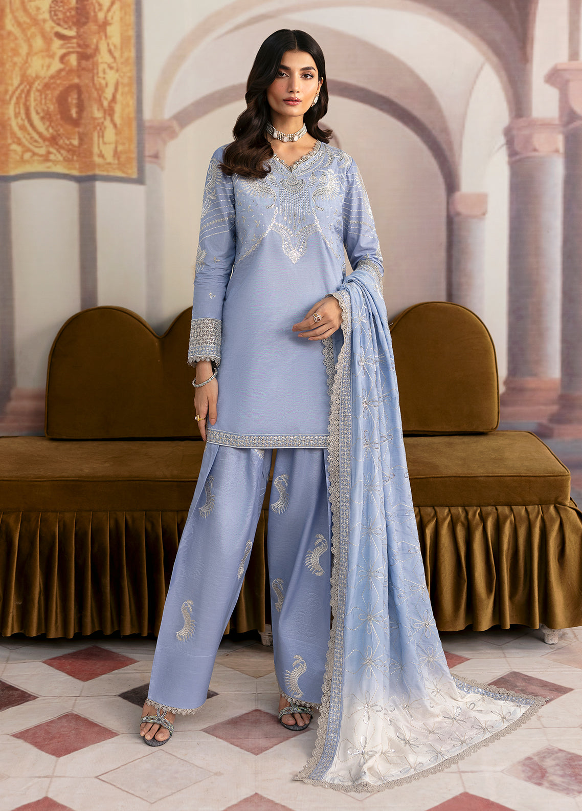 Sahane | There She Glows  | TSG-05 Abyss - Ladies Clothes - Maria Faisal