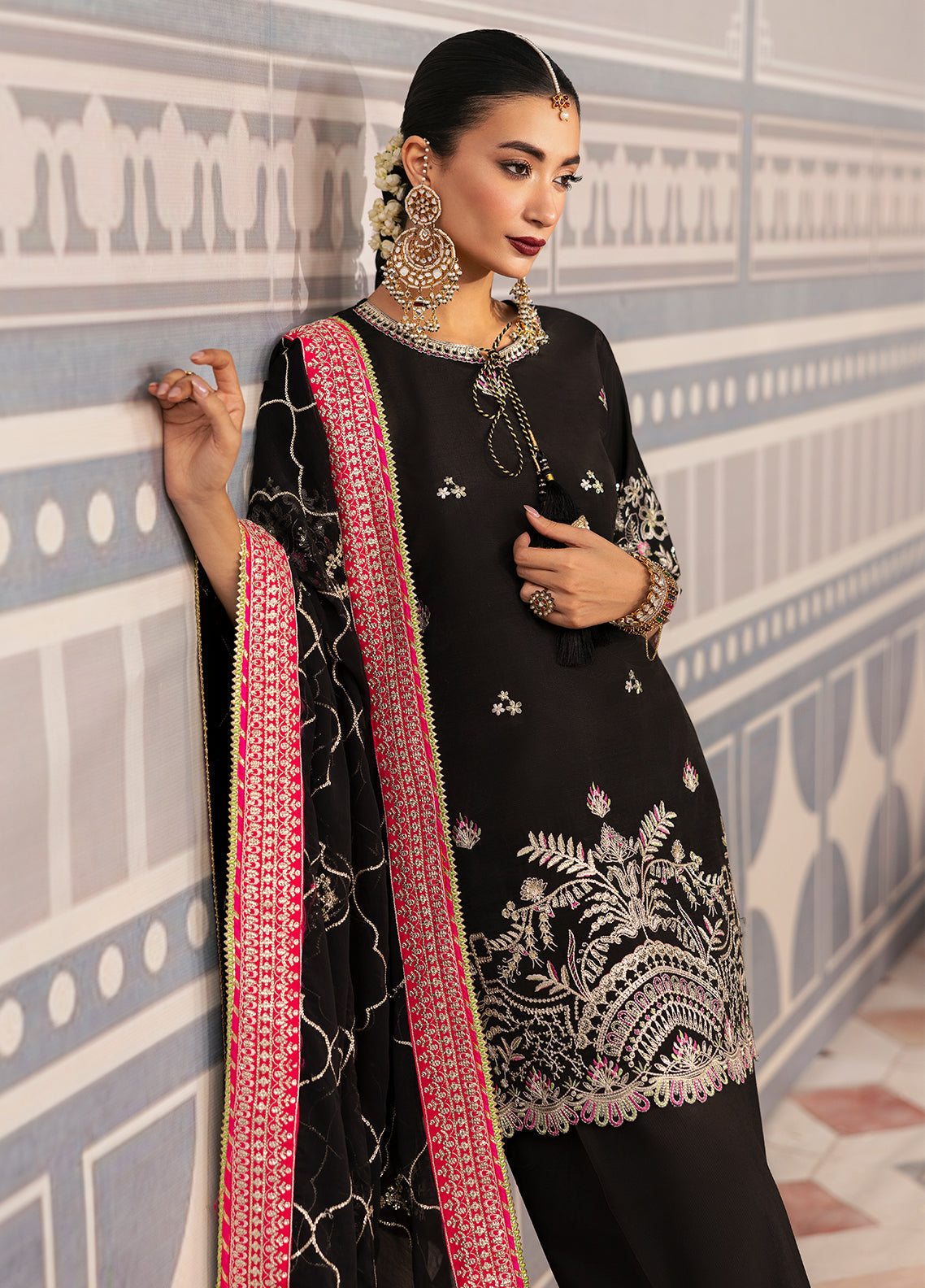 Sahane | There She Glows  | TSG-01 Noir - Ladies Clothes - Maria Faisal
