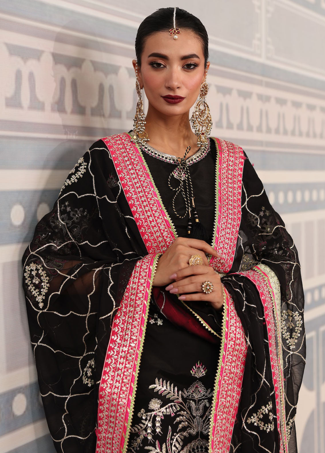 Sahane | There She Glows  | TSG-01 Noir - Ladies Clothes - Maria Faisal