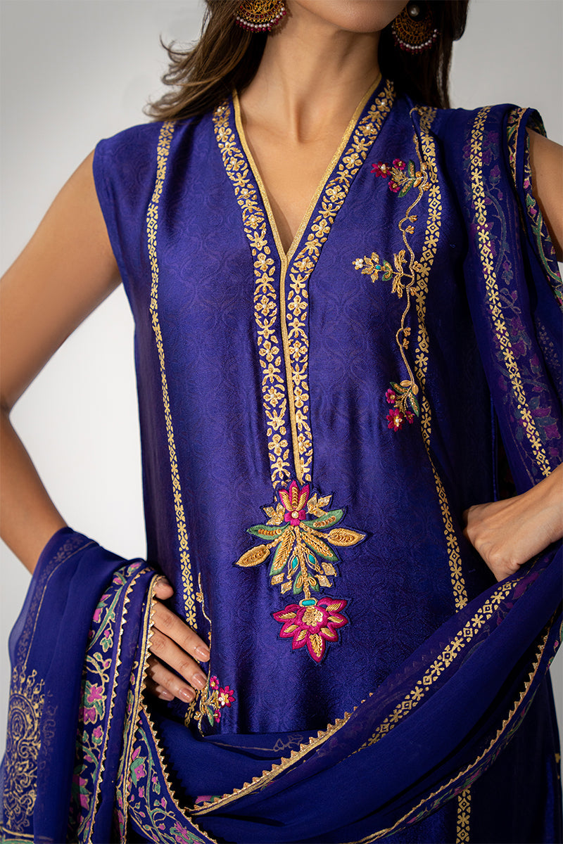 Mina Hassan | Winter 25 | Aria - Casual Dress - available at Maria Faisal in UK and USA.