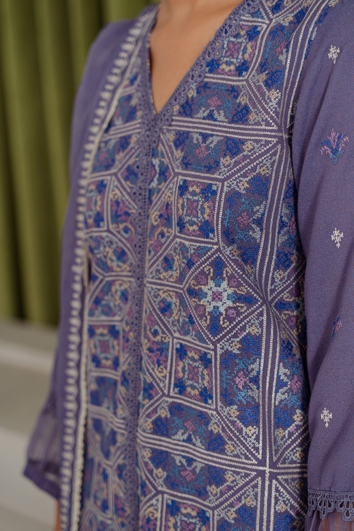 Taana Baana | Manzil Winter |  B3400A - Ladies Clothes - Maria Faisal