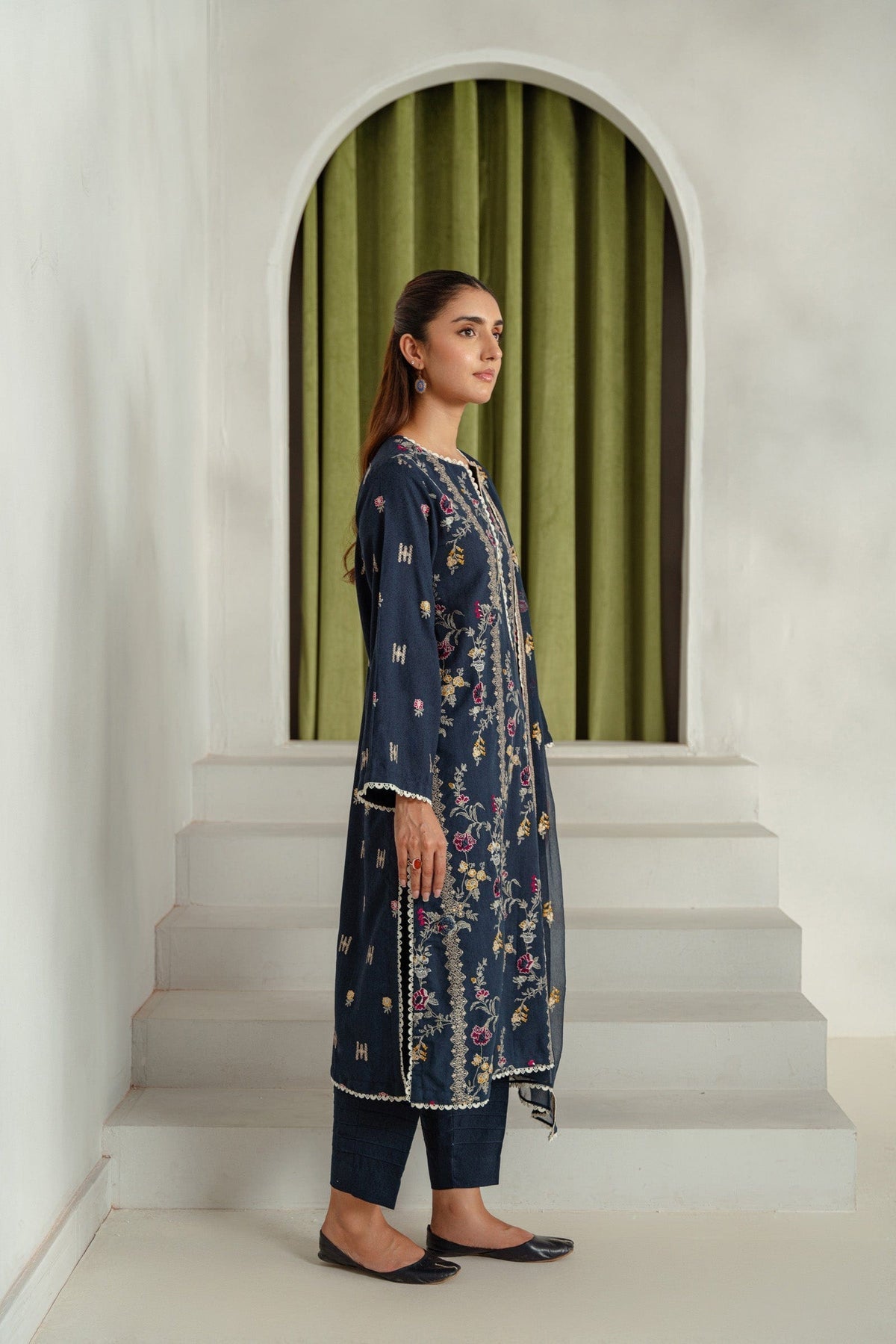 Taana Baana | Manzil Winter |  M3404B - Ladies Clothes - Maria Faisal