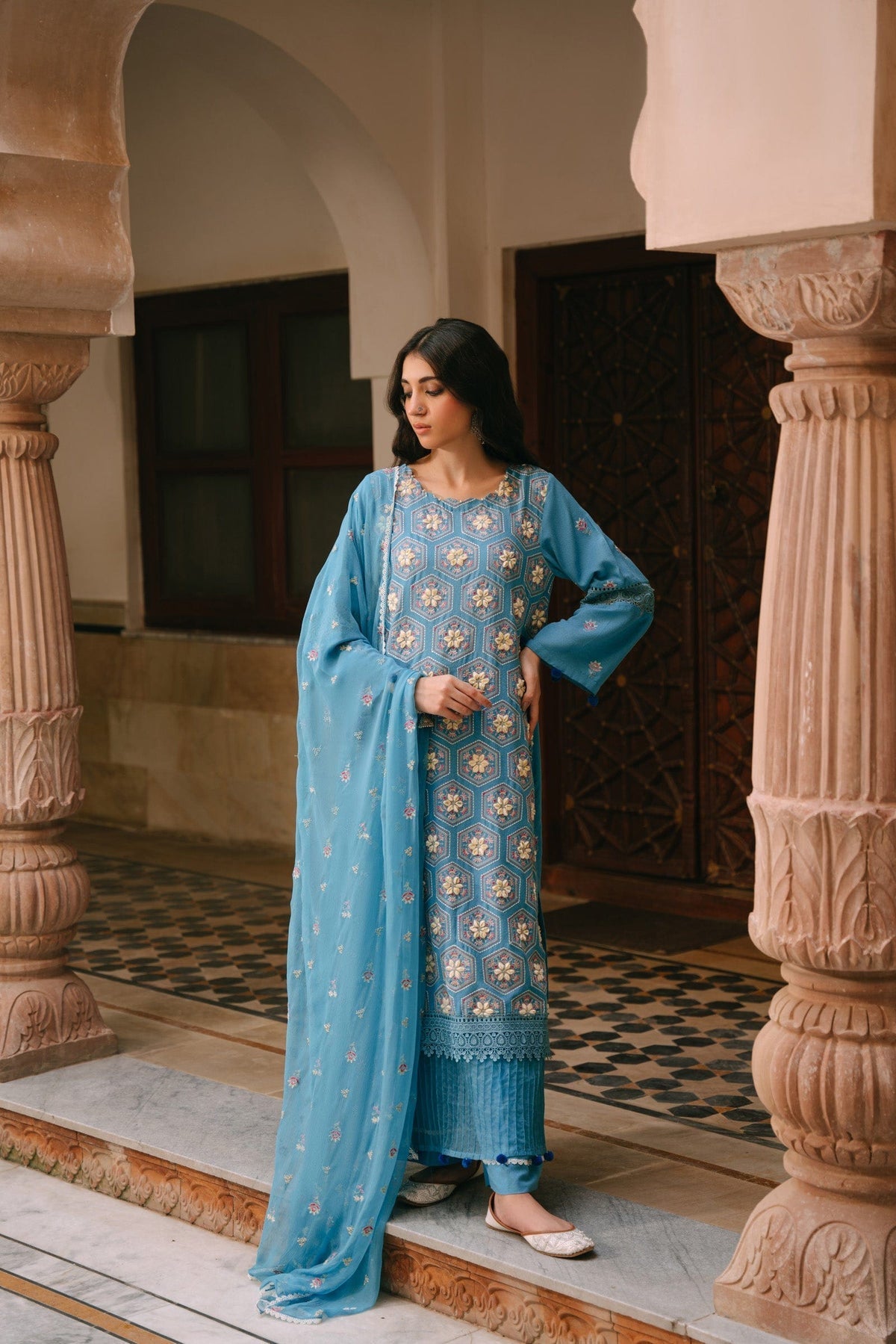 Taana Baana | Manzil Winter |   M3403A - Ladies Clothes - Maria Faisal