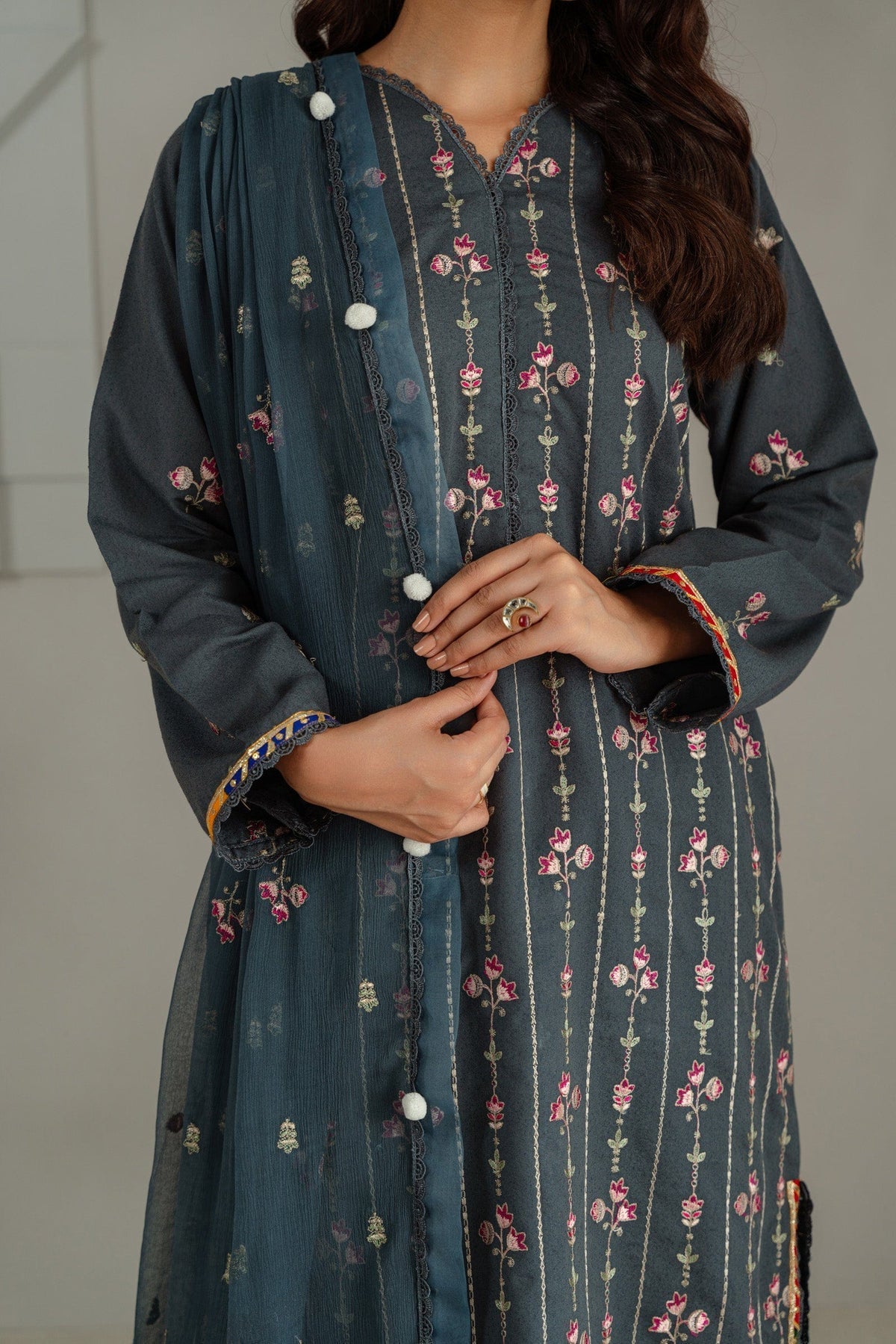 Taana Baana | Manzil Winter |  C3413A - Ladies Clothes - Maria Faisal