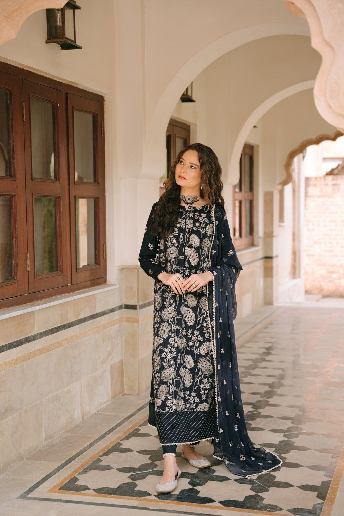 Taana Baana | Manzil Winter |  C3412B - Ladies Clothes - Maria Faisal