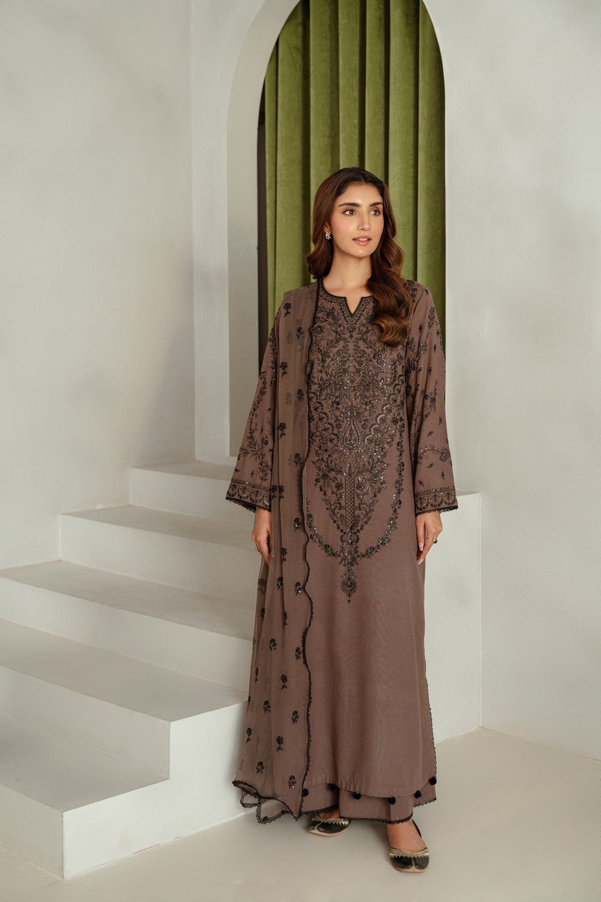 Taana Baana | Manzil Winter |  S3393 - Ladies Clothes - Maria Faisal
