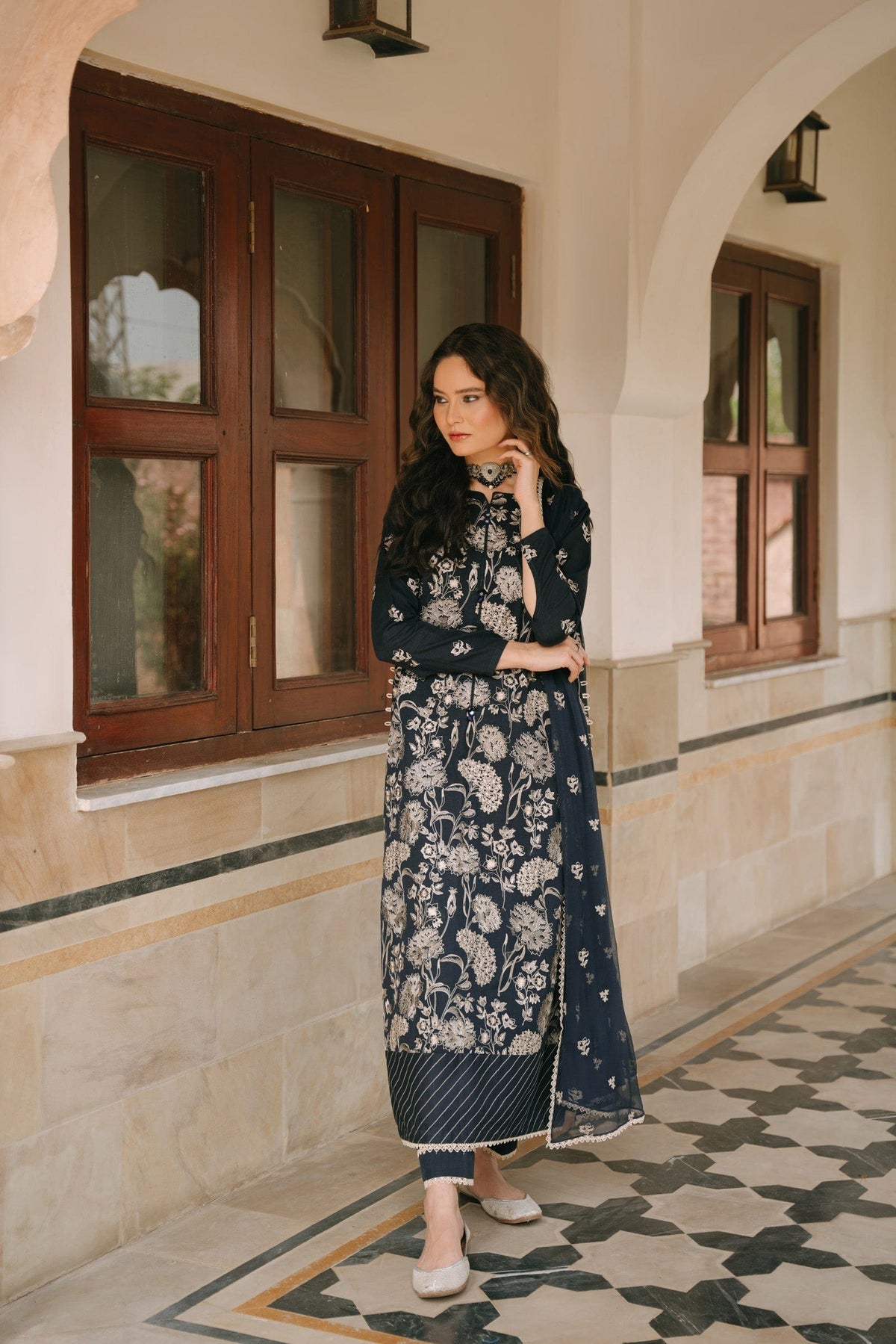 Taana Baana | Manzil Winter |  C3412B - Ladies Clothes - Maria Faisal