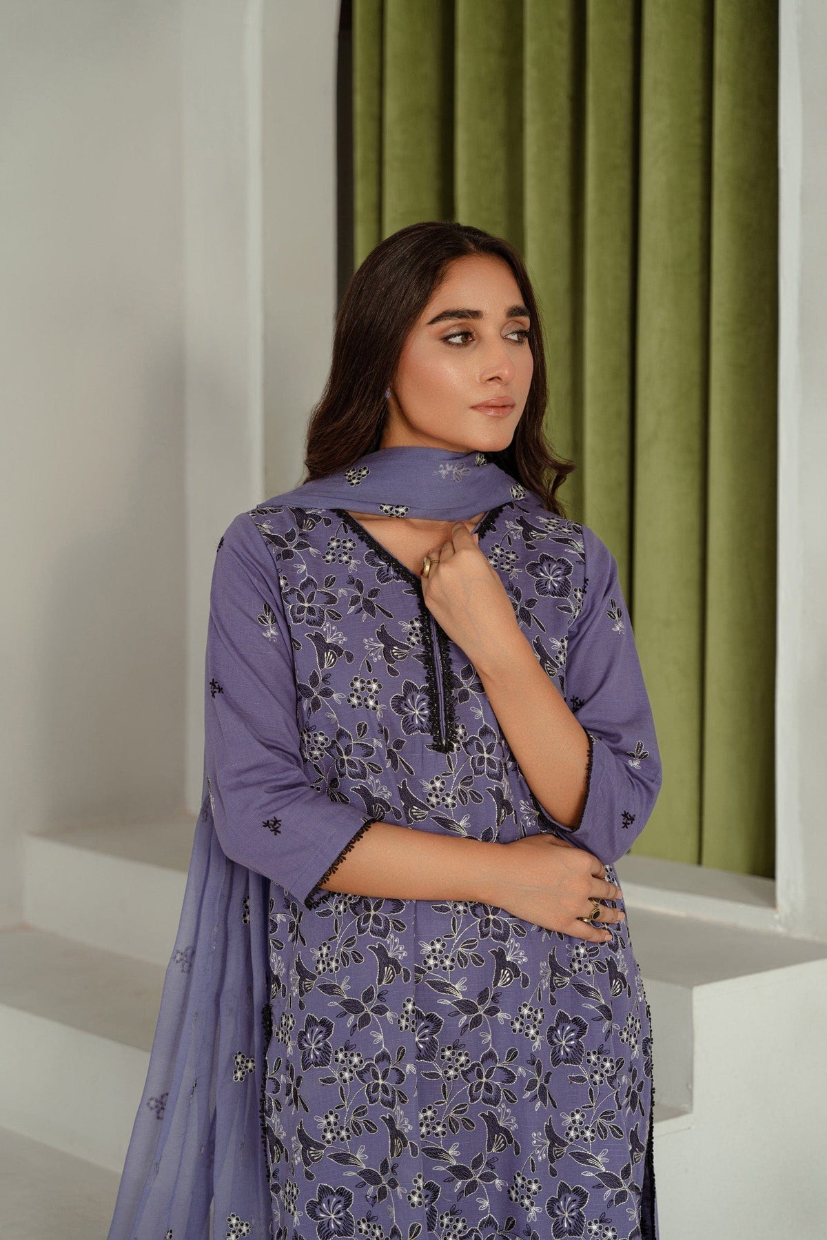 Taana Baana | Manzil Winter | C3411B - Ladies Clothes - Maria Faisal