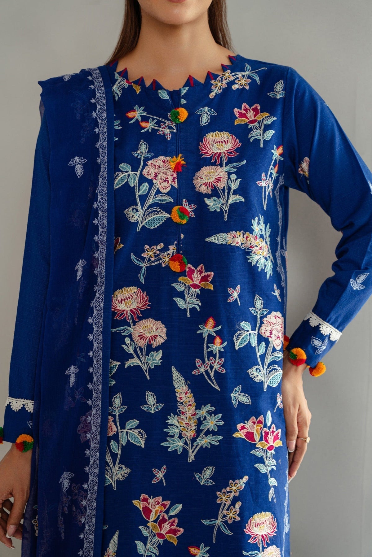 Taana Baana | Manzil Winter |   S3394A - Ladies Clothes - Maria Faisal