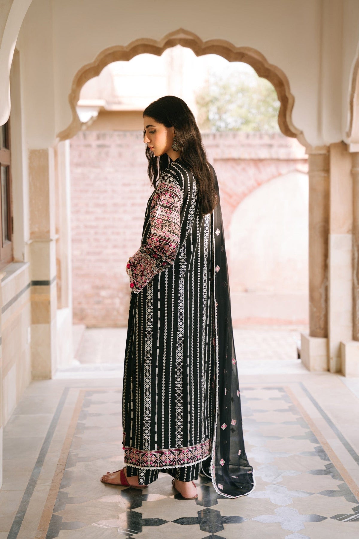 Taana Baana | Manzil Winter | B3401A - Ladies Clothes - Maria Faisal