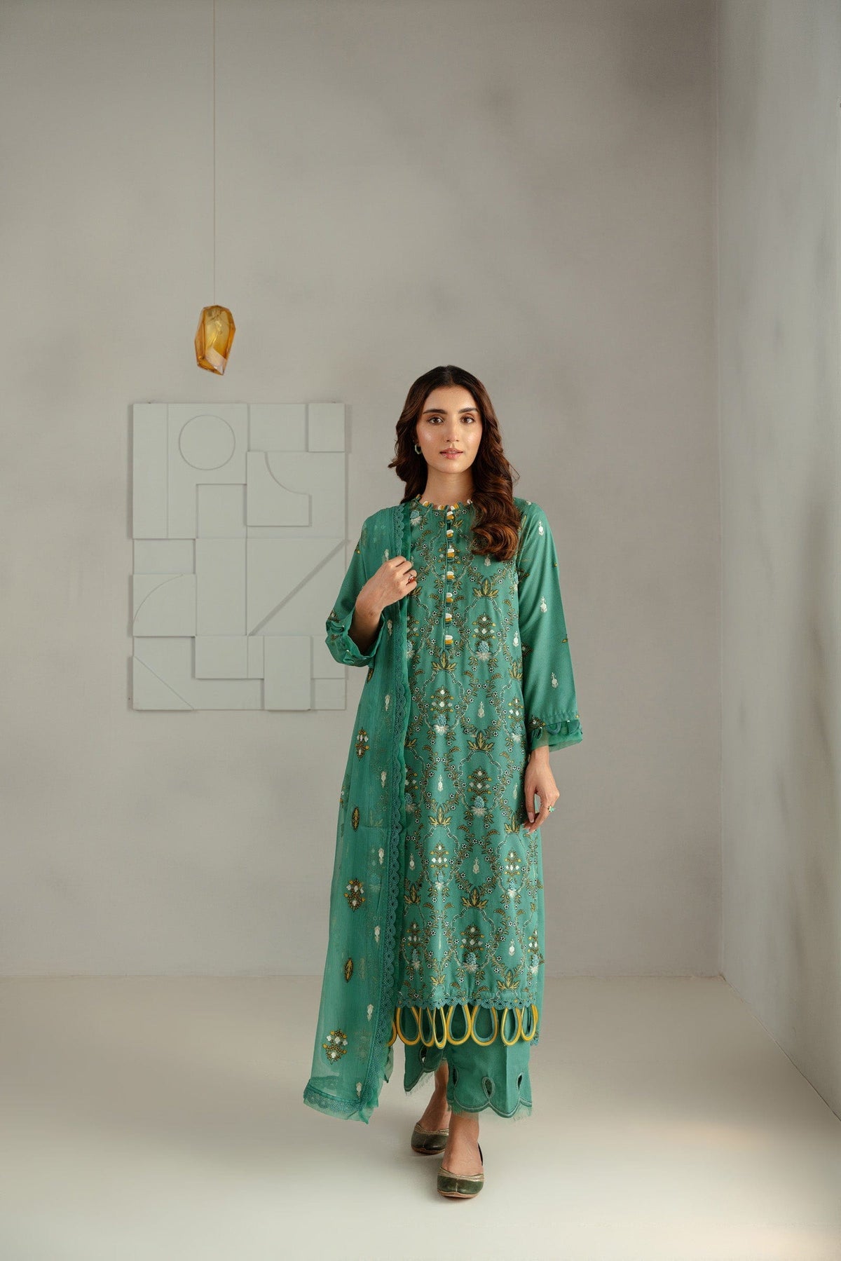 Taana Baana | Manzil Winter |  M3406B - Ladies Clothes - Maria Faisal