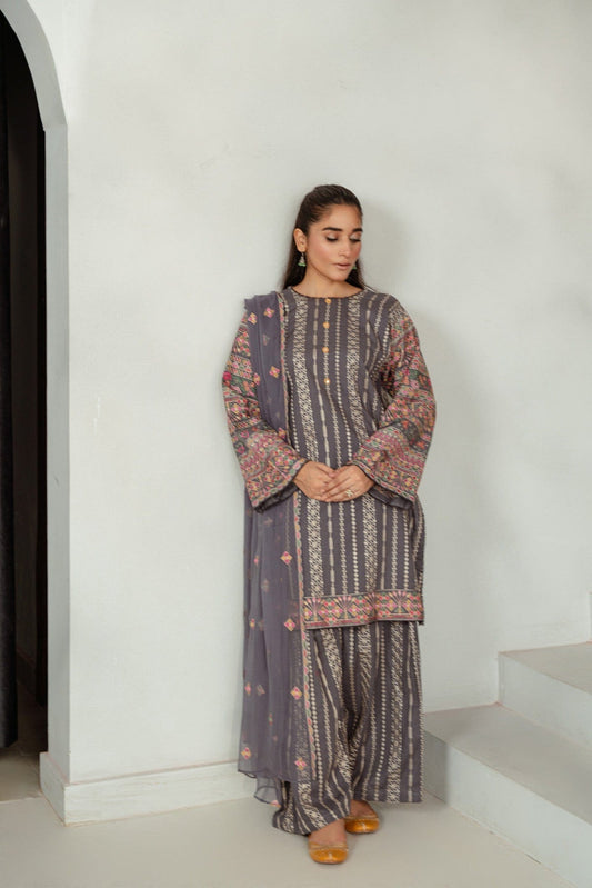 Taana Baana | Manzil Winter |  B3401B - Ladies Clothes - Maria Faisal
