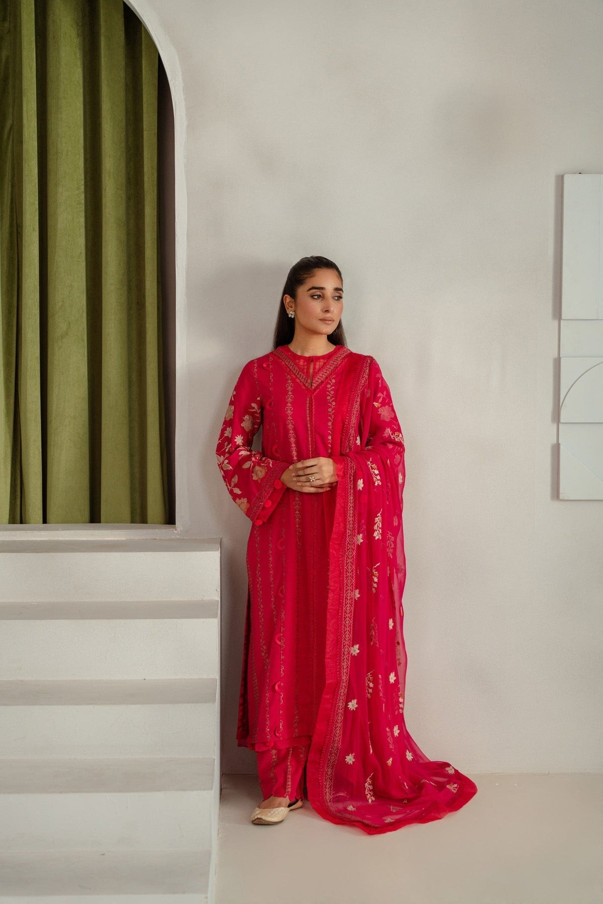 Taana Baana | Manzil Winter |  C3410A - Ladies Clothes - Maria Faisal