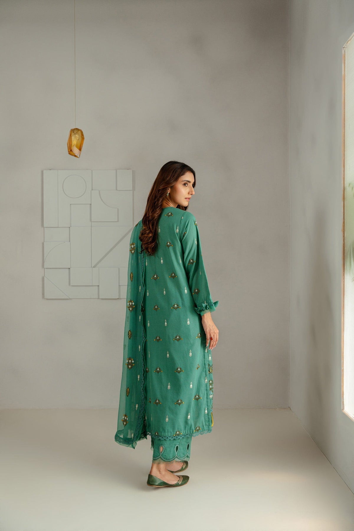 Taana Baana | Manzil Winter |  M3406B - Ladies Clothes - Maria Faisal