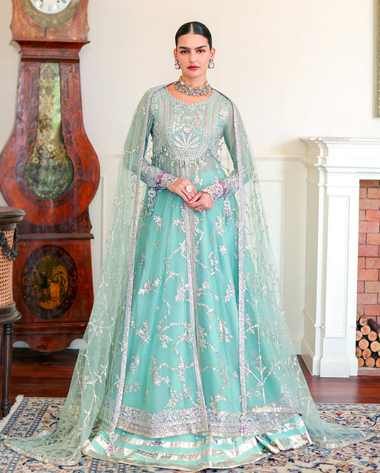 Roheenaz | Whispers of Grace Chiffon | Theodora - Formal Dress - available at Maria Faisal in UK and USA.