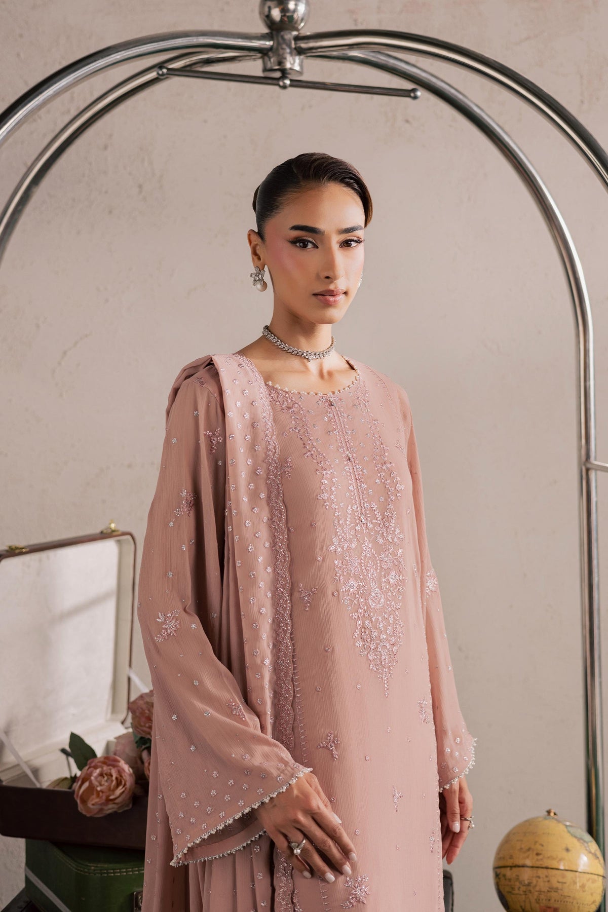 Batik | Festive Eid 26 | Tirna - Luxury Dress - available at Maria Faisal in UK and USA.