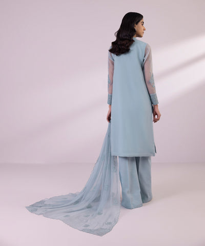 Sapphire | Eid Collection | S26 - Designer Dress with Intricate embroidery and embellishments. Shop elegent wedding dress at Maria Faisal.