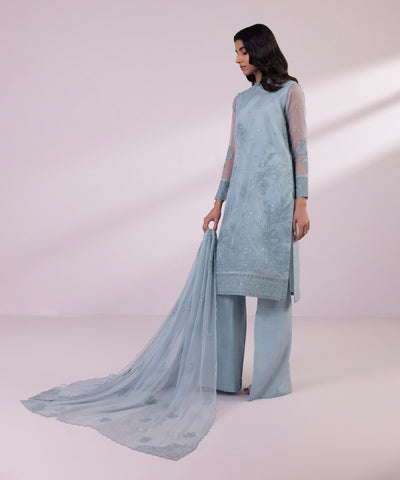 Sapphire | Eid Collection | S26 - Designer Dress with Intricate embroidery and embellishments. Shop elegent wedding dress at Maria Faisal.